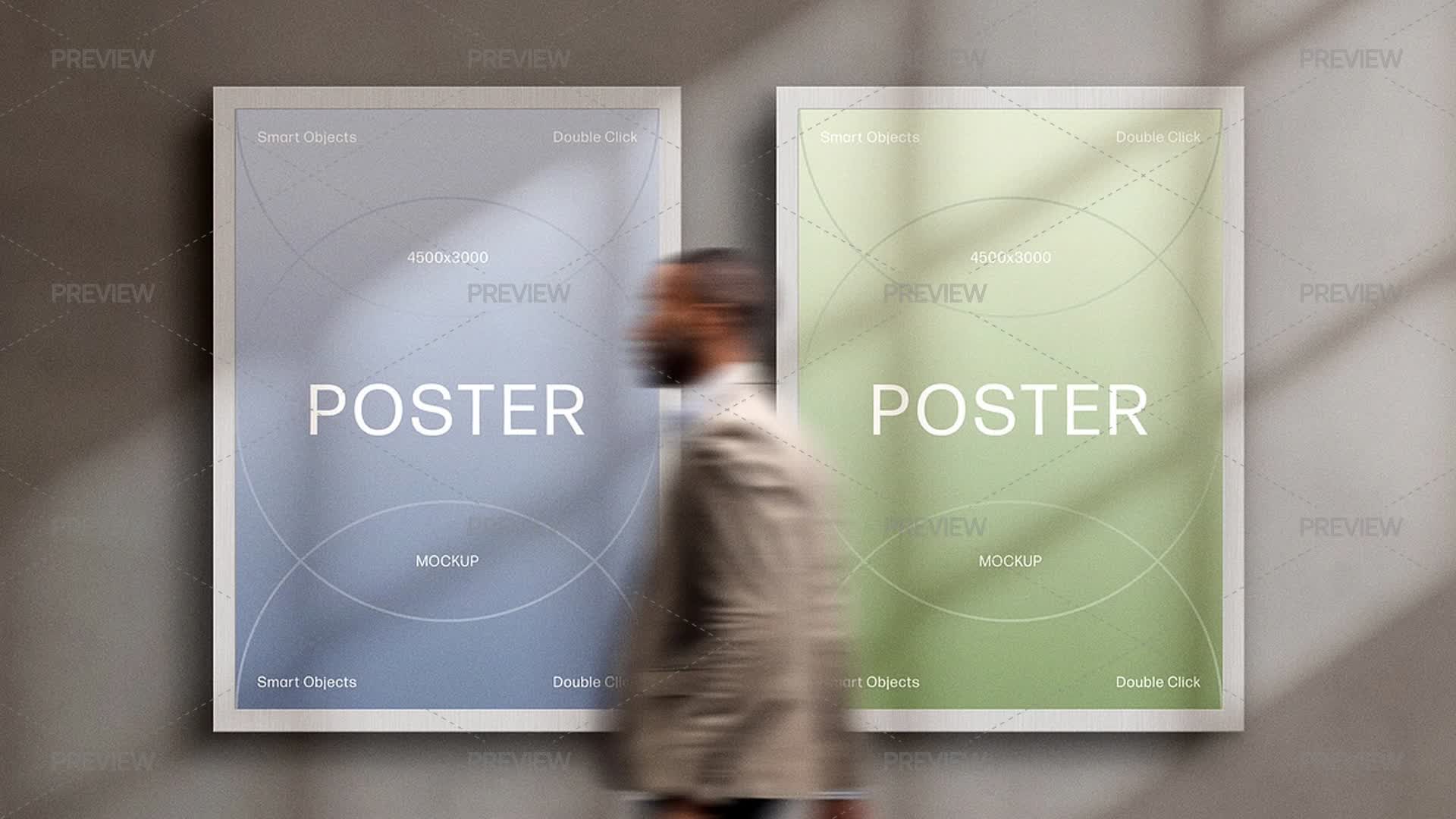 Motion Array Poster Gallery Posters Mockup - Graphics | Motion Array