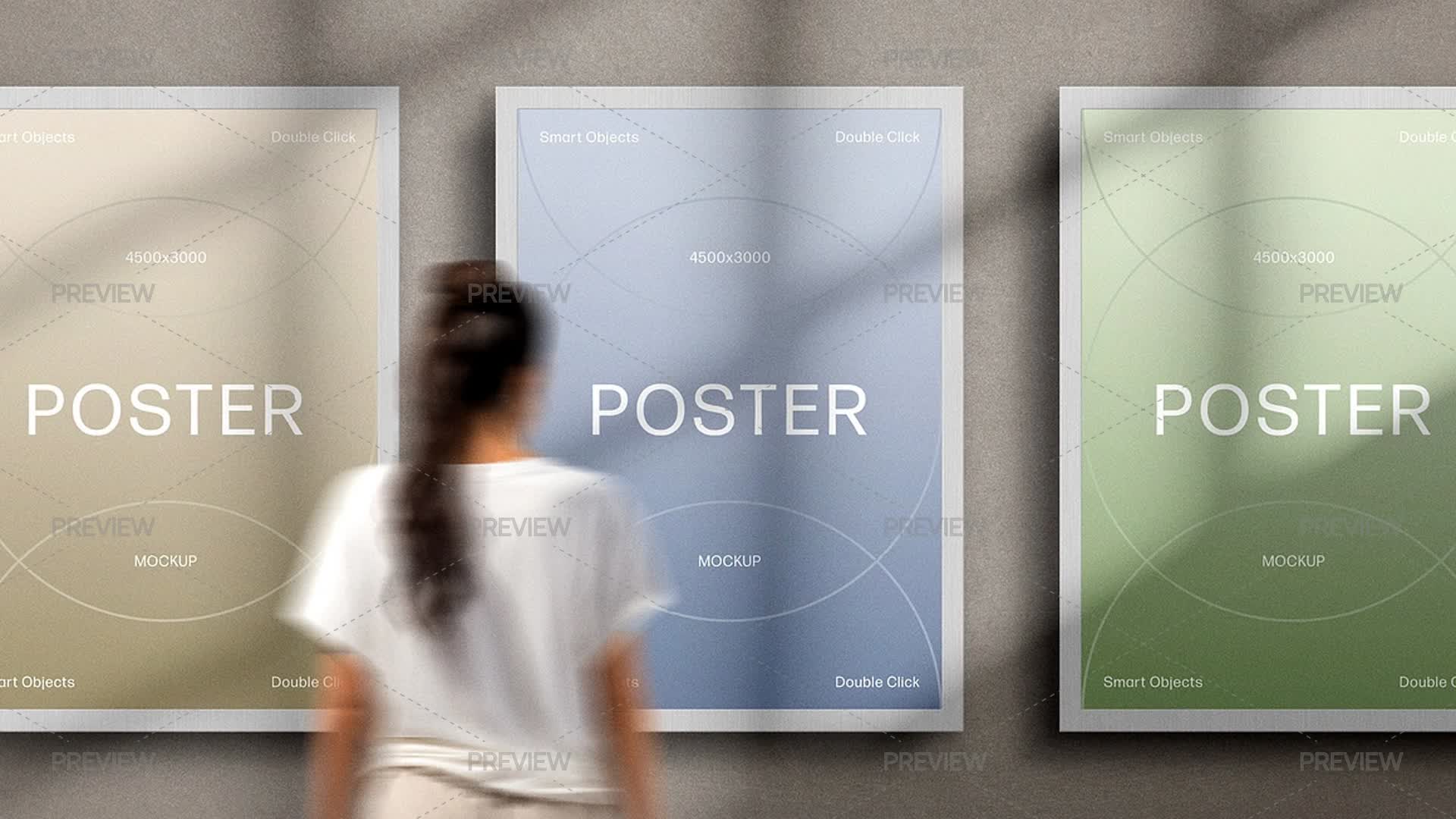 Motion Array Poster Gallery Posters Mockup - Graphics | Motion Array