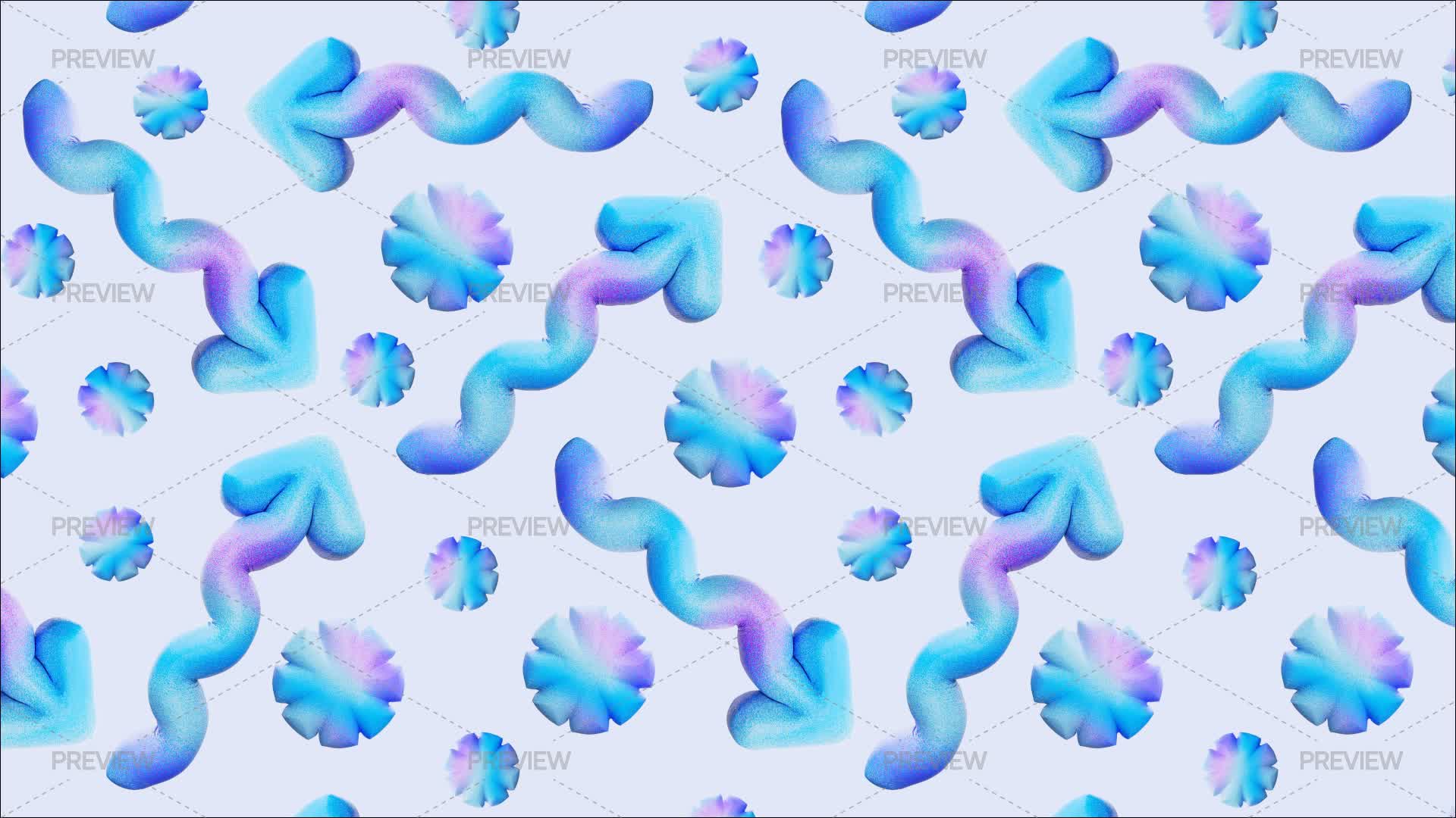 Gradient Arrows Seamless Pattern by Animoon - Graphics | Motion Array