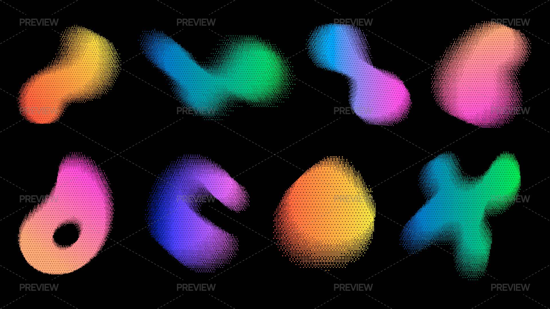 Bitmap Shape Images Vibrant Shape With Bitmap Texture - Graphics | Motion Array