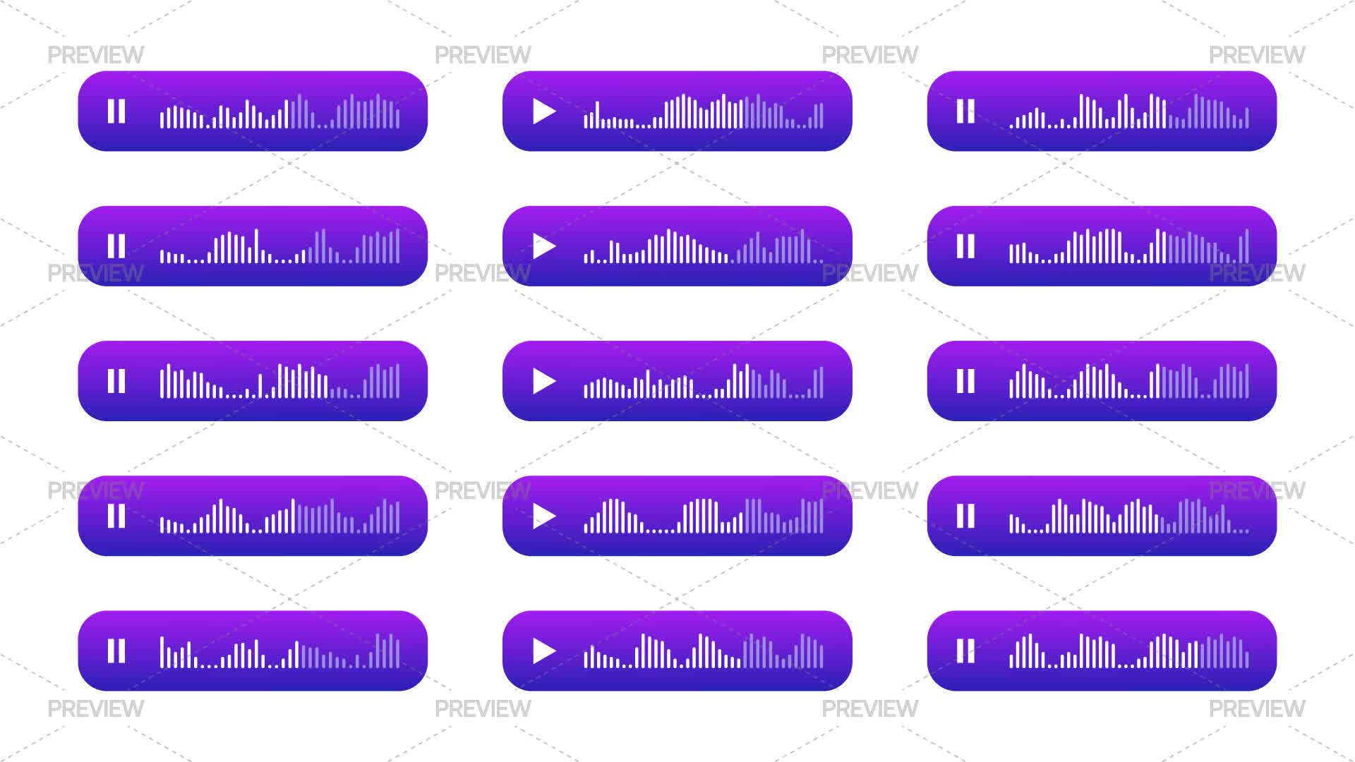 Audio Waveform Displays Graphics Motion Array Audio waveform displays graphics motion array