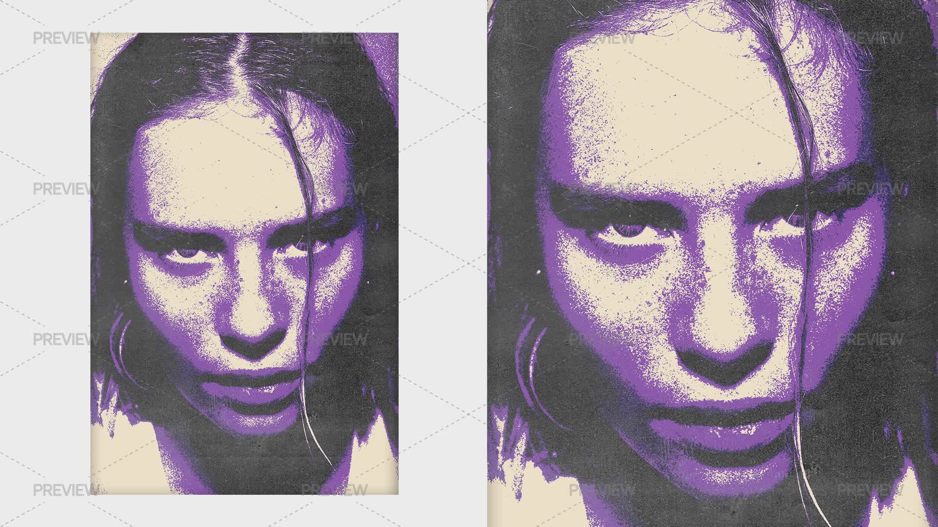 Tritone Color Threshold Photo Effect by Komax - Graphics | Motion Array