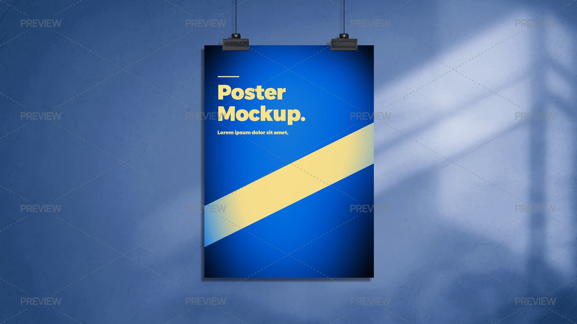 Motion Array Poster Poster Mockup by storegraphic - Graphics | Motion Array