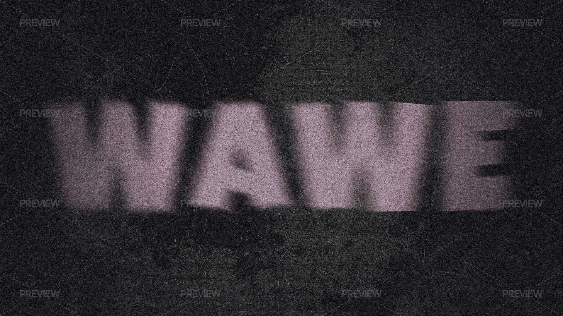 Wavy Noise Text Effect by IconsX - Graphics | Motion Array
