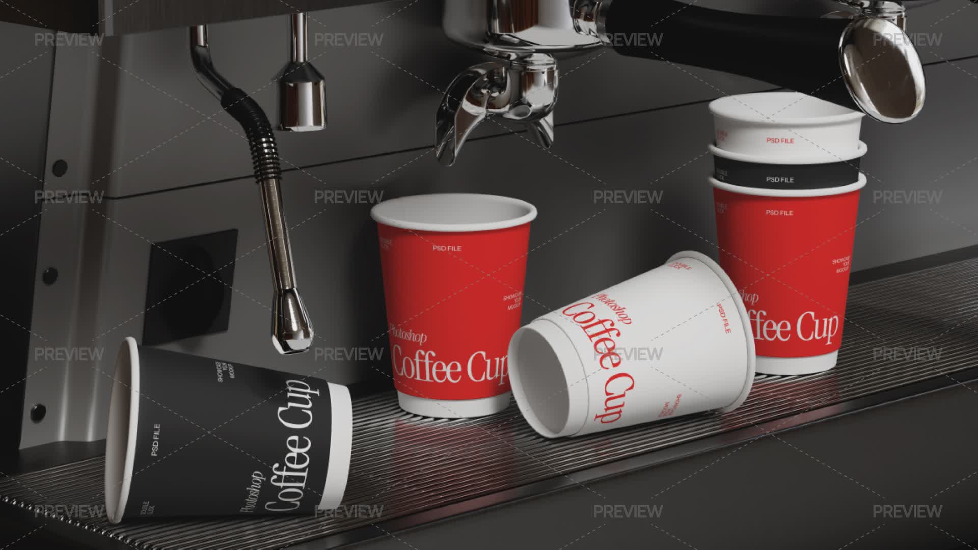 Coffee Motion Graphics Coffee Cup - Graphics | Motion Array