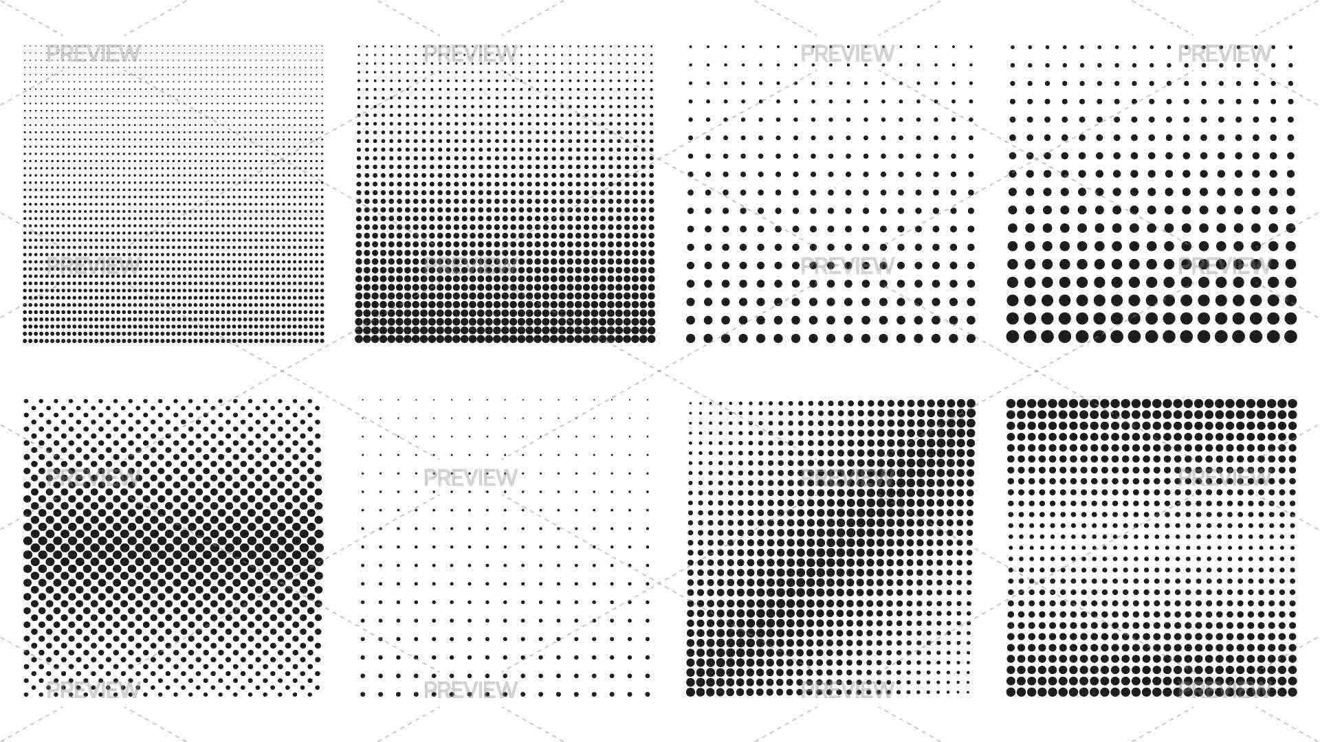 Ascii Halftone Pattern Halftone Dot Patterns - Graphics | Motion Array