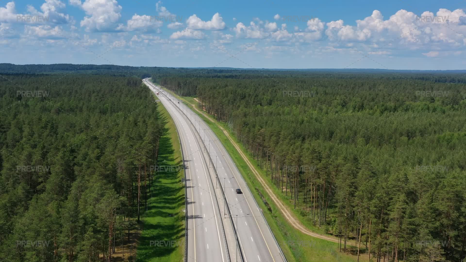 Forest Expressways Expressway In The Middle Of The Forest by Mikko - Stock Photos | Motion ...