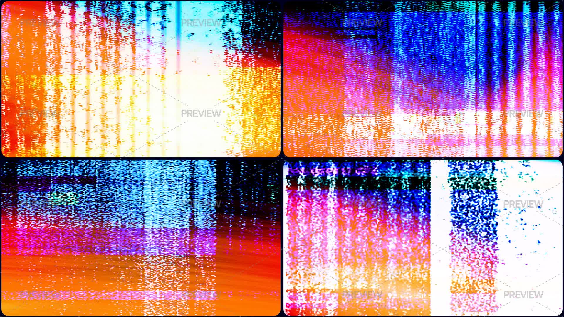 Electric Digital Film Distortion Overlays by Think Make Push - Graphics ...