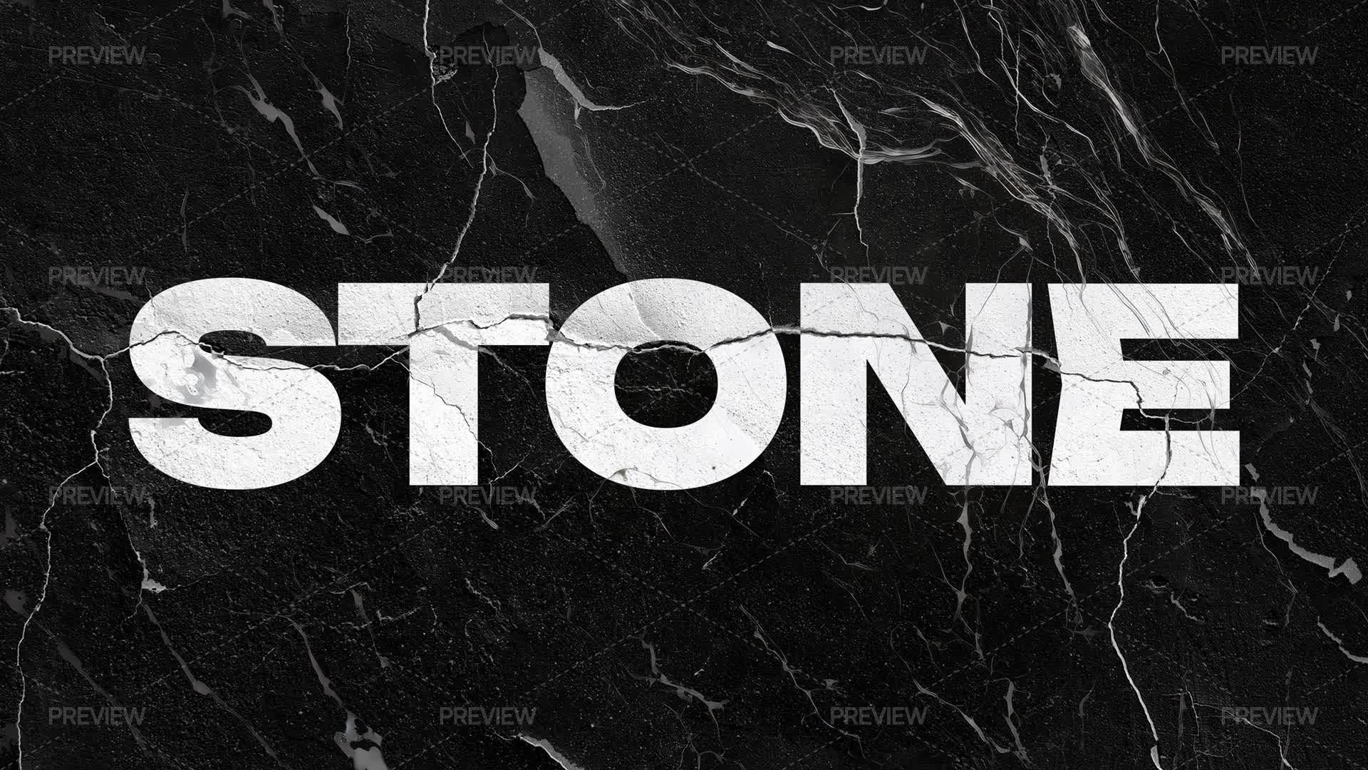 Stone Text Effect - Graphics | Motion Array