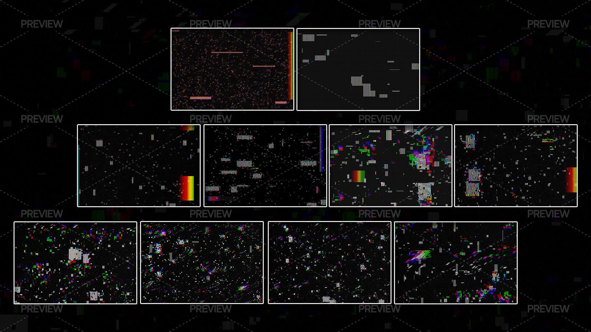 Vhs Graphics VHS Glitch Overlays by Pitchlook - Graphics | Motion Array