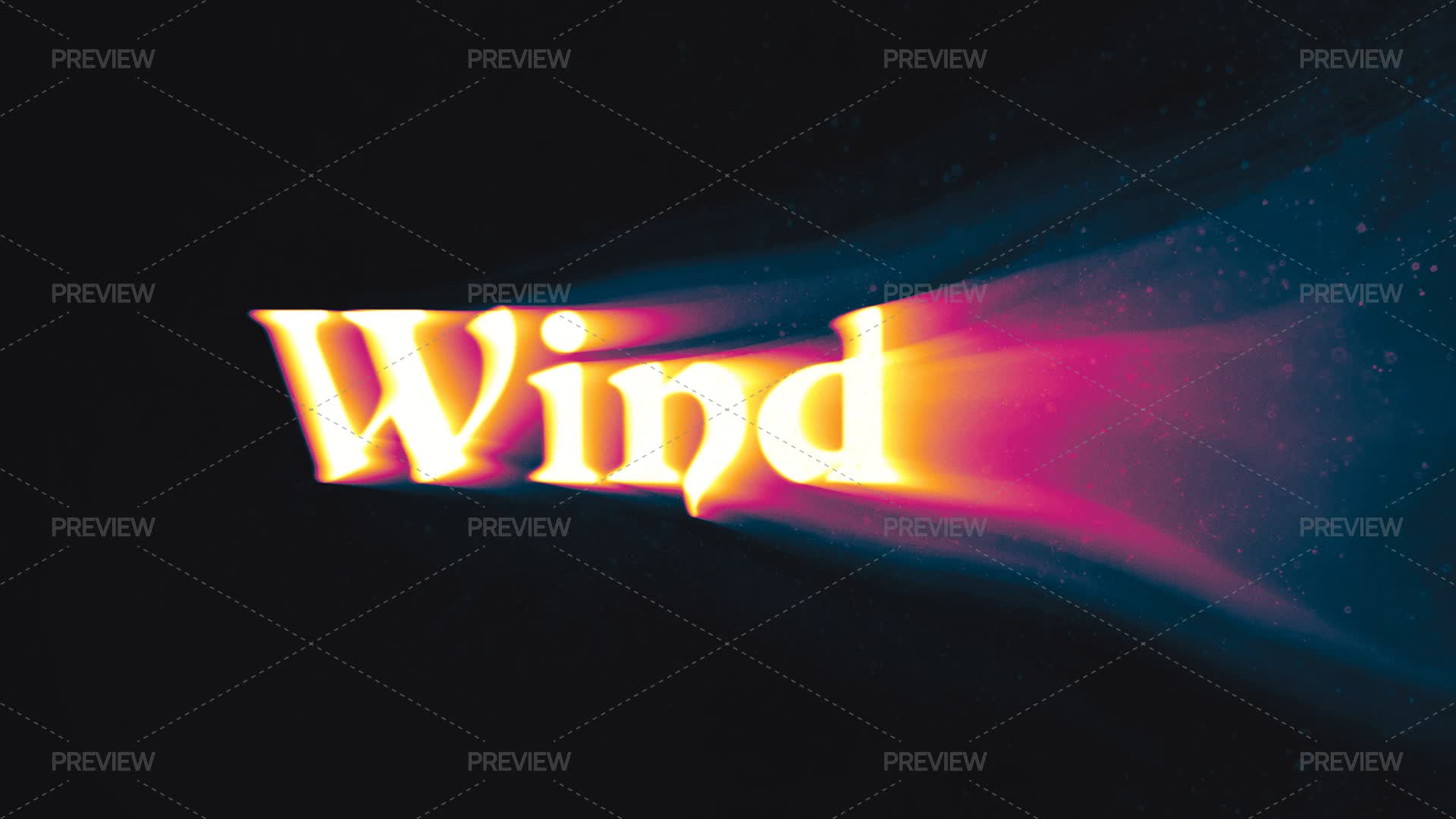 Wind Mowing Text Effect by Ibragimov - Graphics | Motion Array