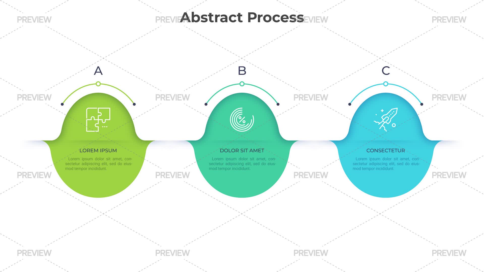 Sharp Process Graphics Process Infographic Template by Andrew_Kras - Graphics | Motion Array