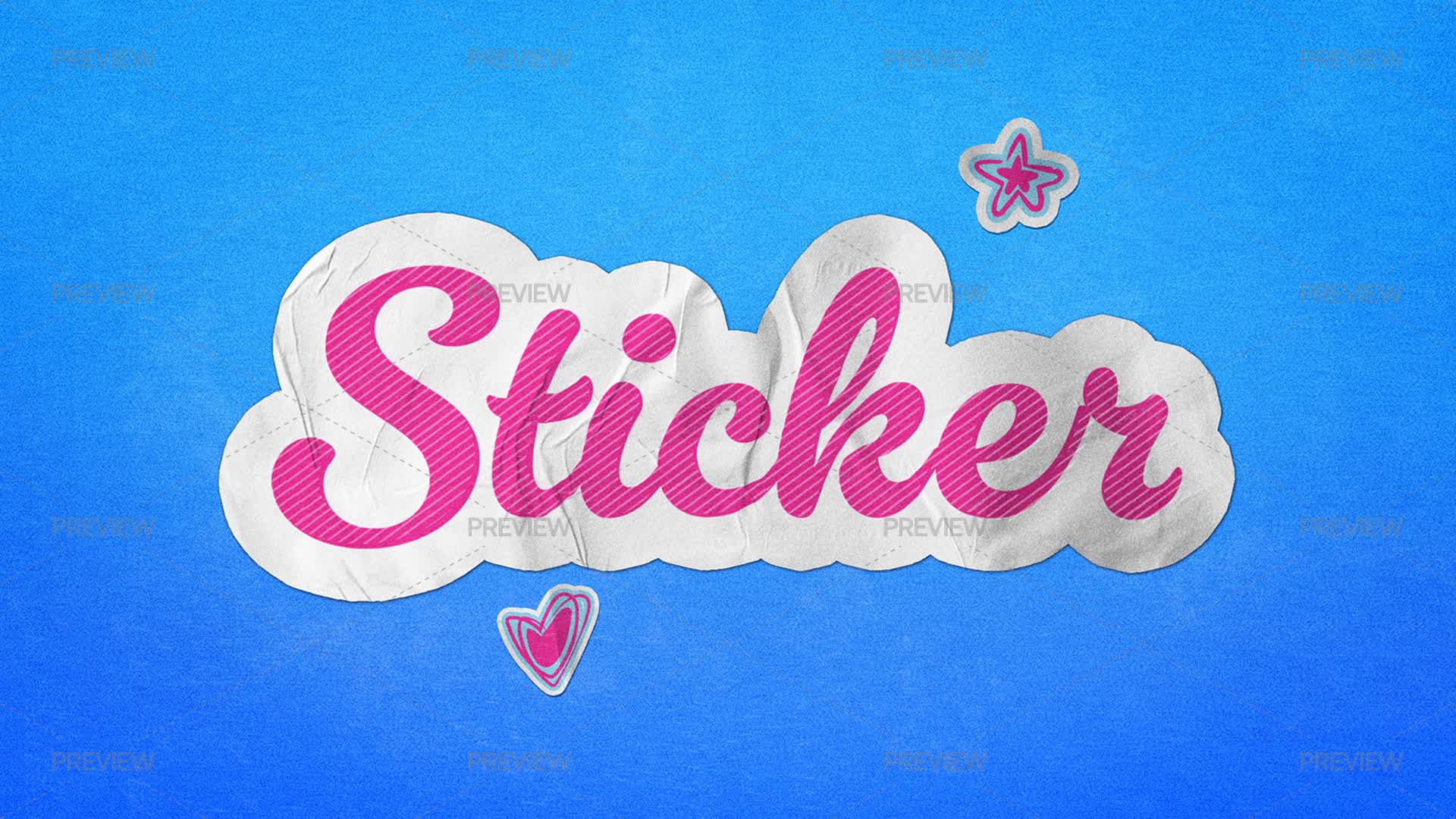 Paper Pink Text Pink Paper Text Effect by Wavebreak Media - Graphics | Motion Array