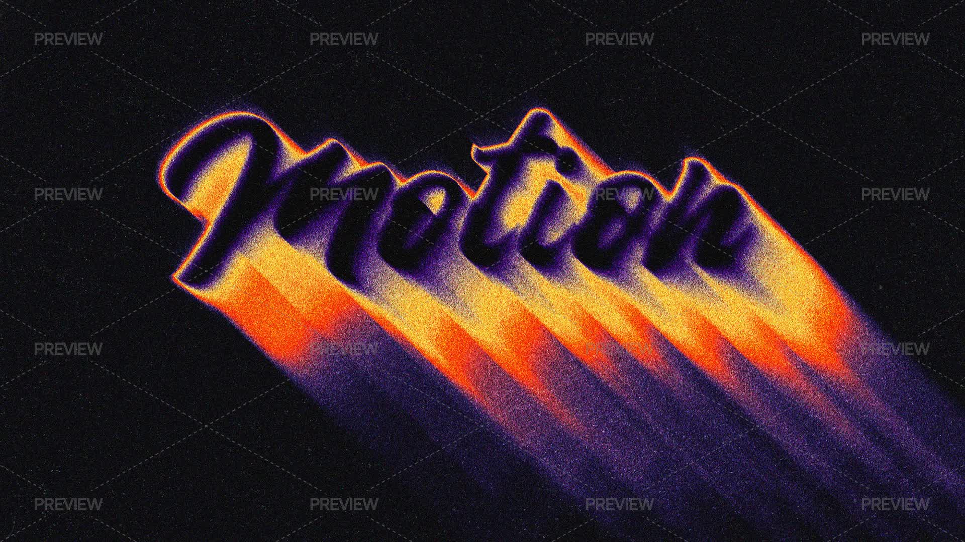 Fading Tags Graphics Grainy Fading Text Effect by Ibragimov - Graphics | Motion Array