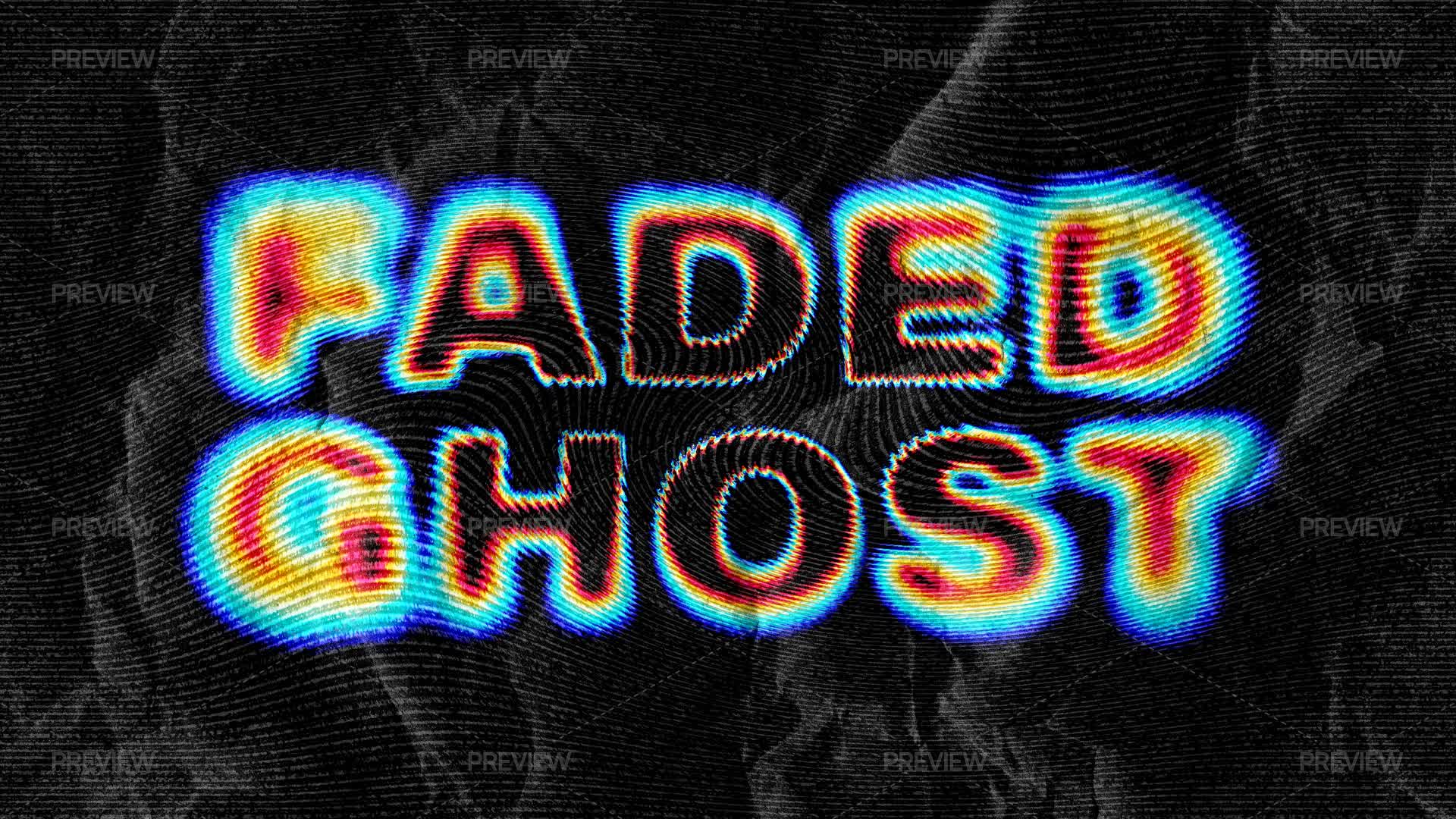 Fading Tags Graphics Fading Acid Text Effect - Graphics | Motion Array