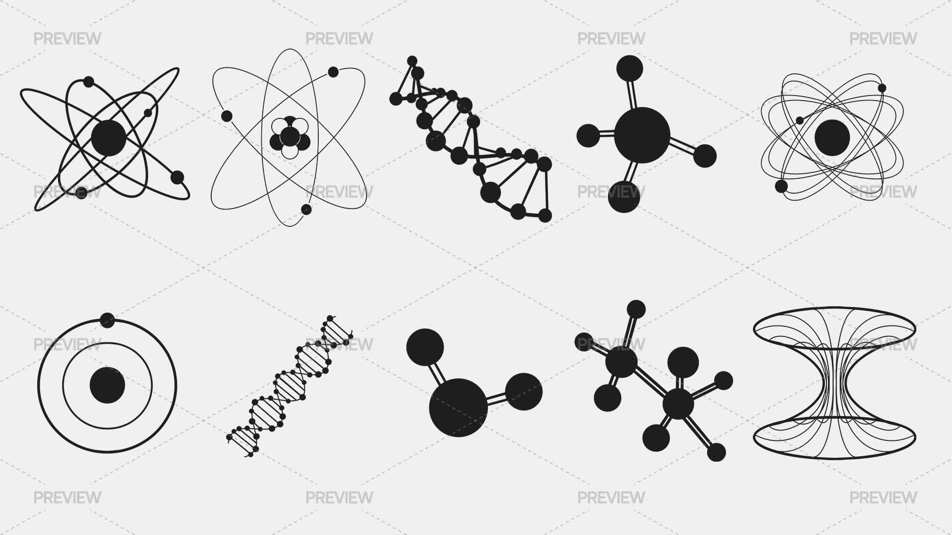 Basic Element Drawing Science Scientific Elements by ArtistMef - Graphics | Motion Array