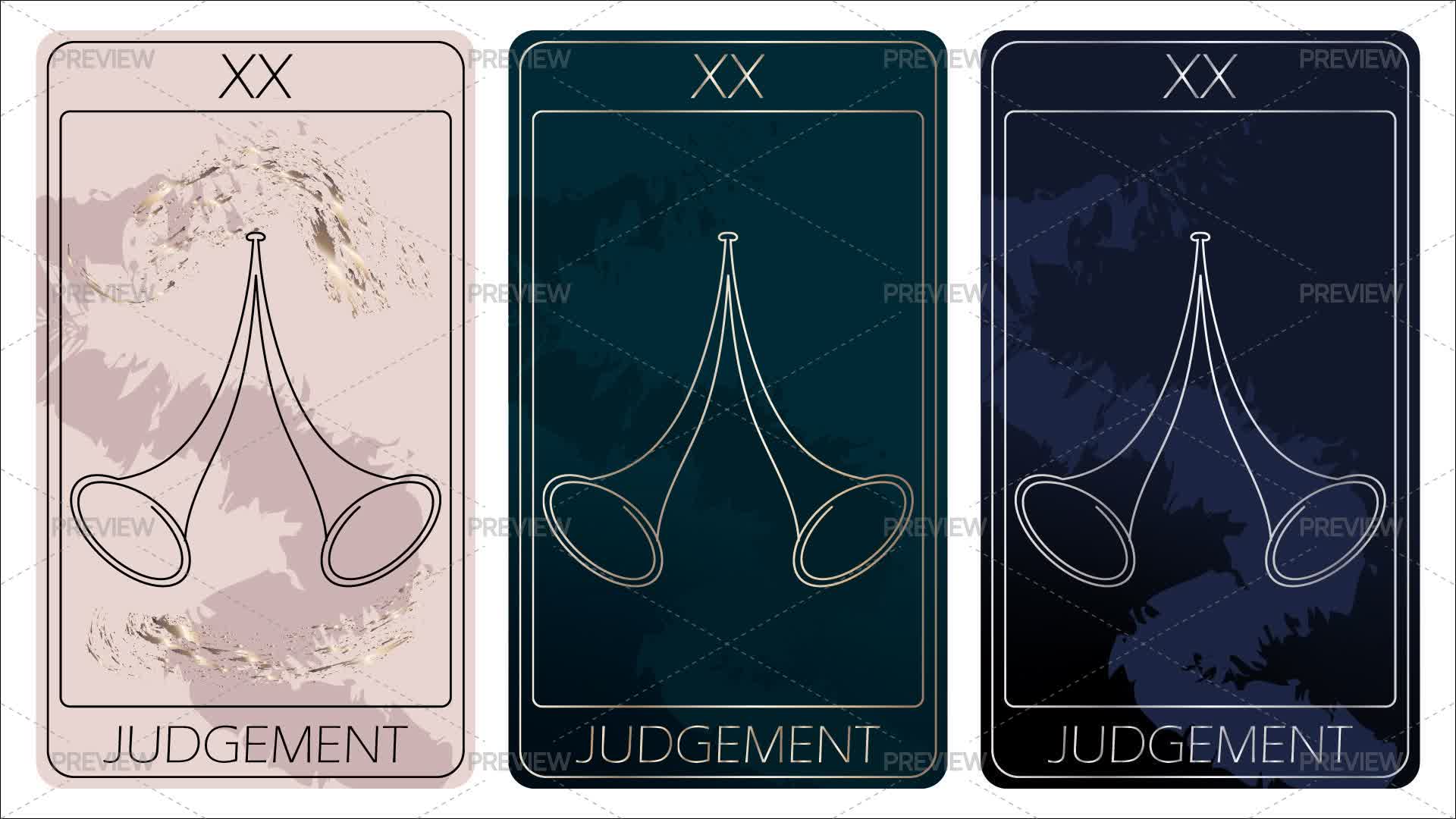 Judgement Tarot Cards - Graphics | Motion Array
