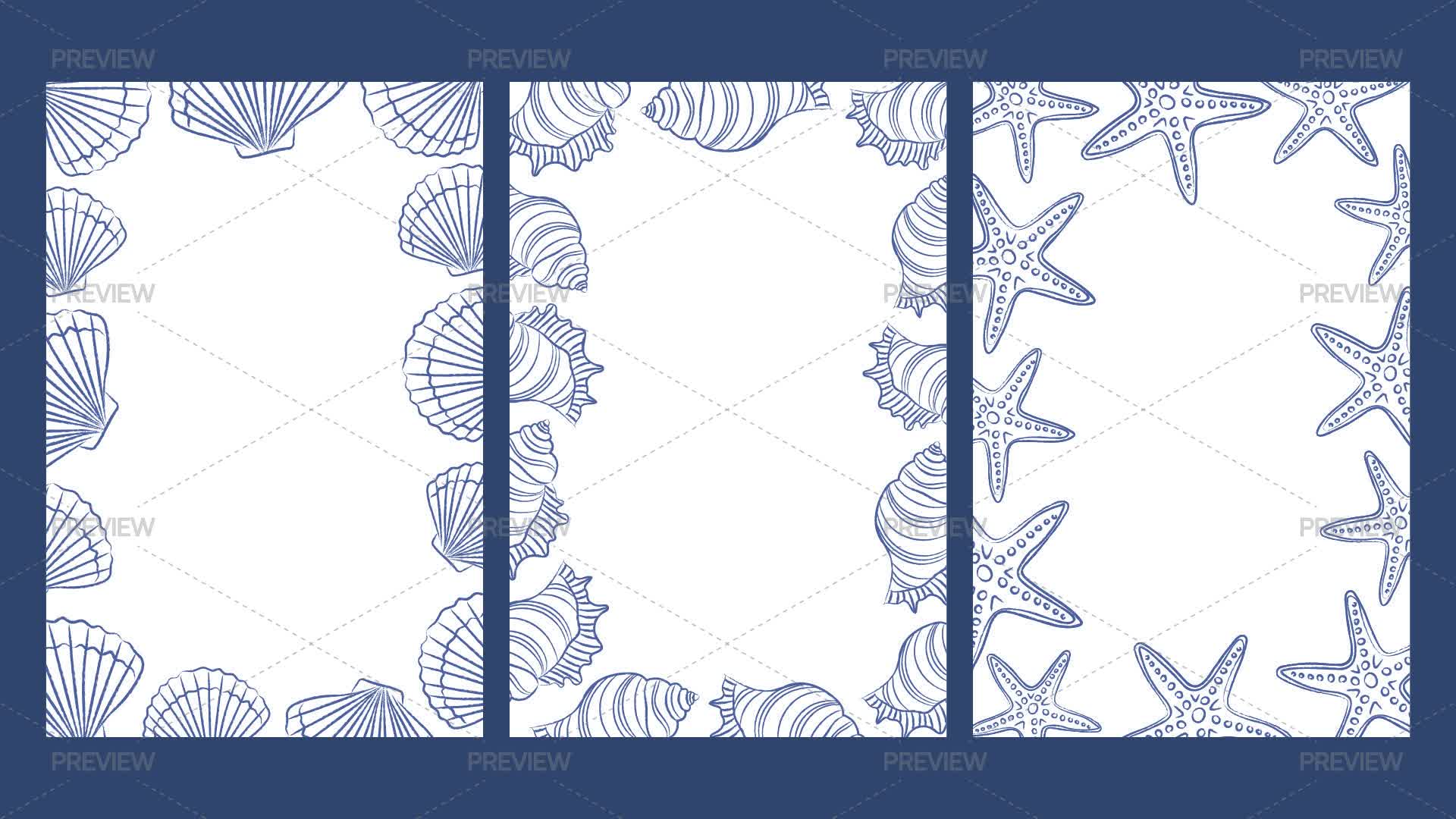 Shell Frame Webdings Seashell Frames - Graphics | Motion Array