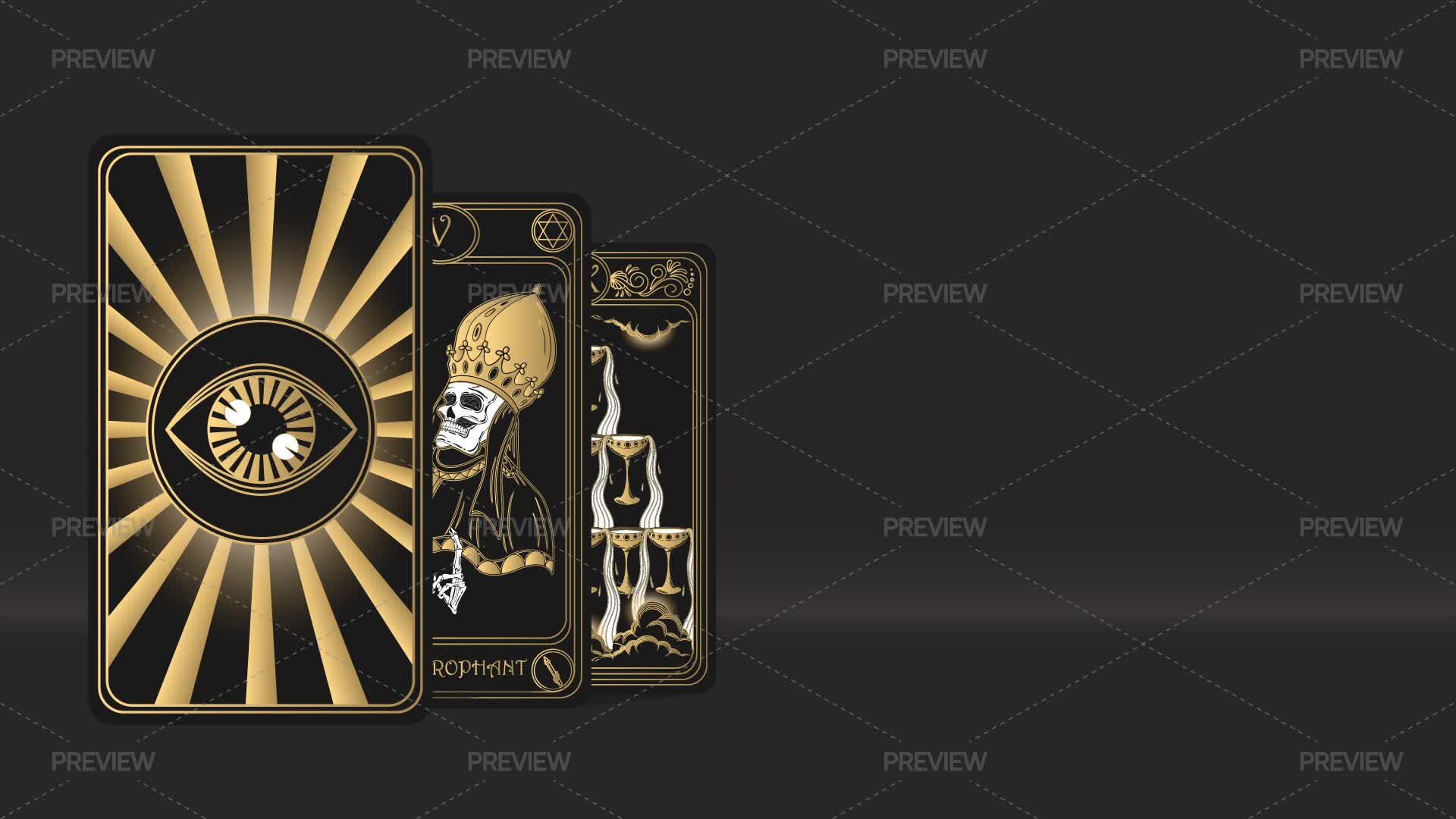 Tarot Cards Background - Graphics | Motion Array