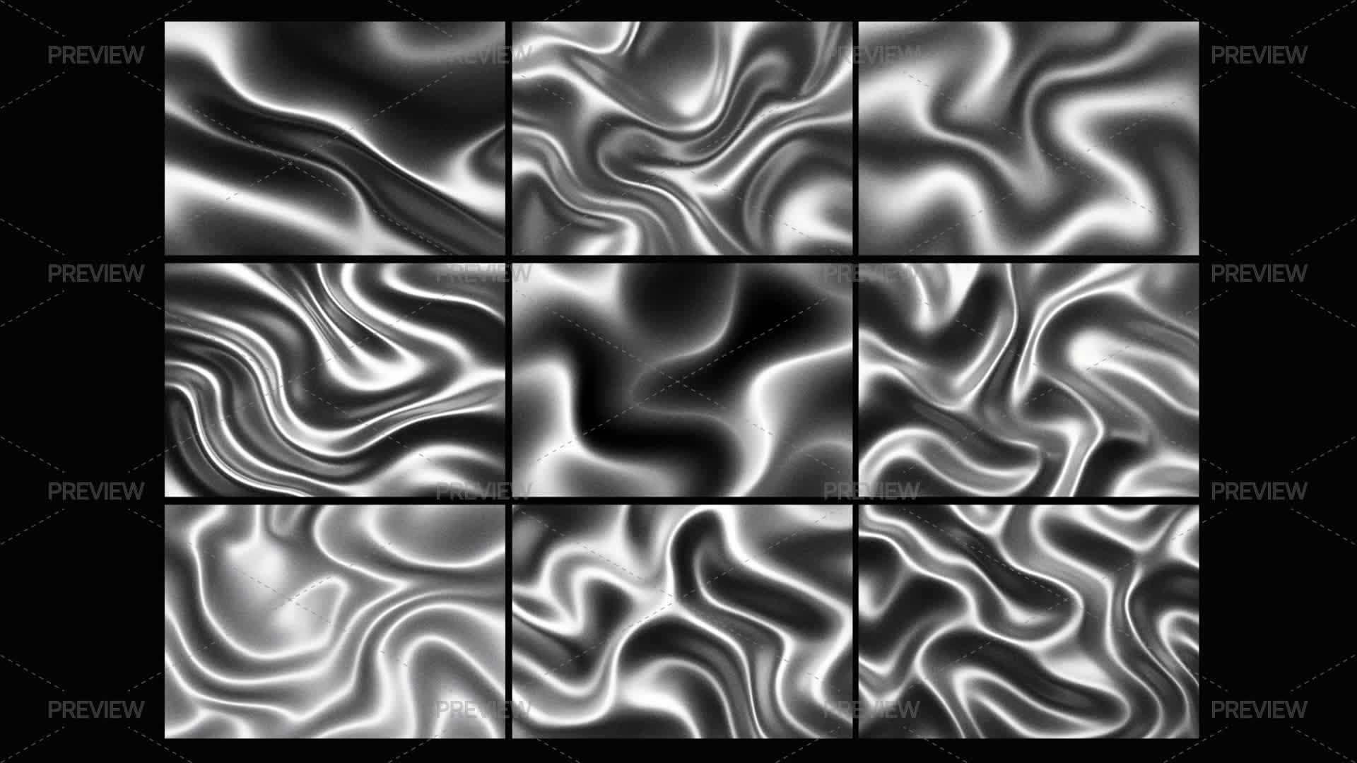 Metallic Effect Background 9 Liquid Metallic Flowing Backgrounds by IconsX - Graphics | Motion Array