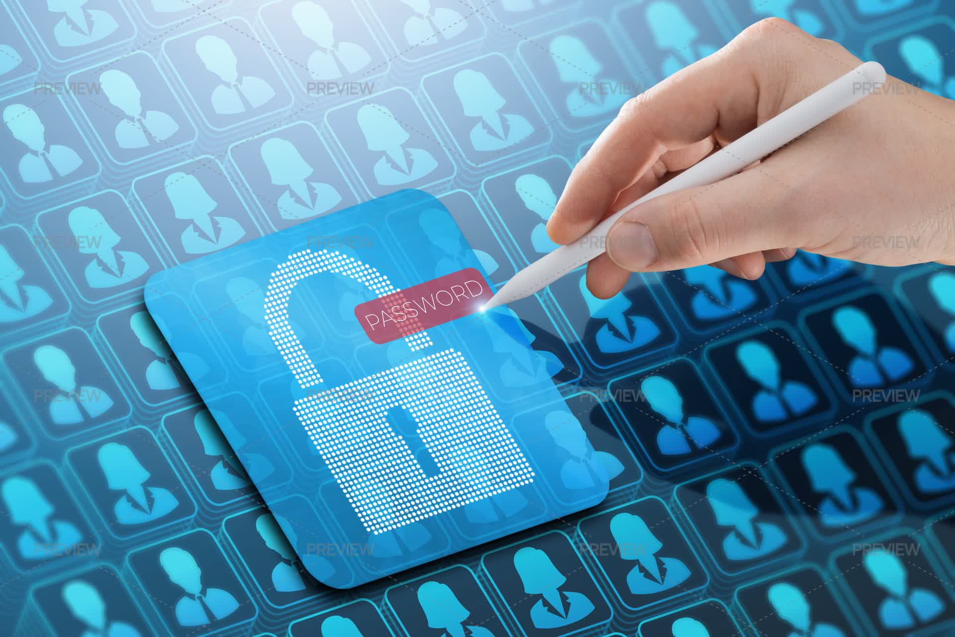 Customer Data Protection With Cybersecurity by RomanShashko - Stock ...