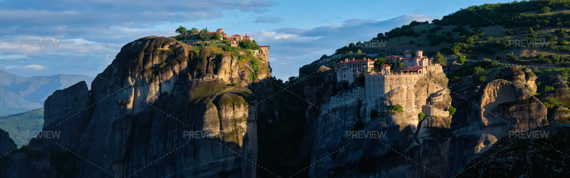 Monasteries Of Meteora, Greece - Stock Photos | Motion Array
