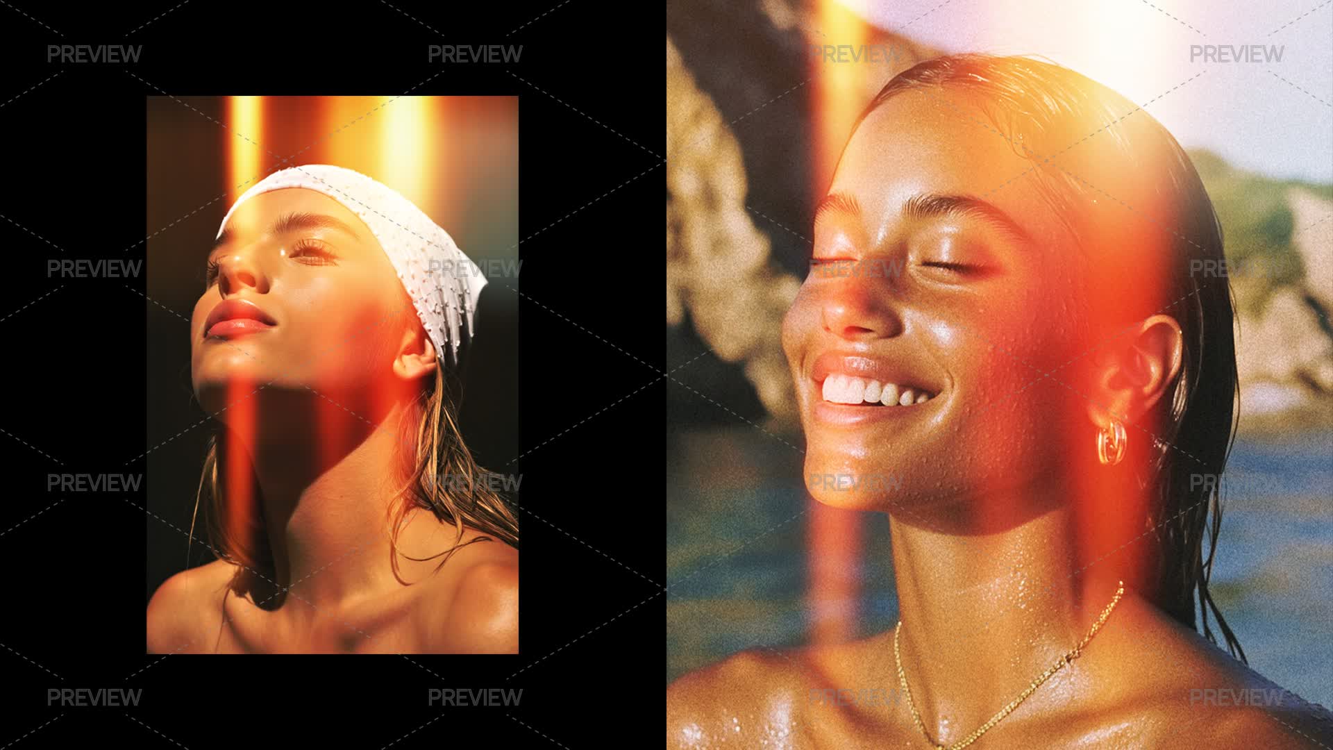 Vertical Film Burn Effect - Graphics | Motion Array
