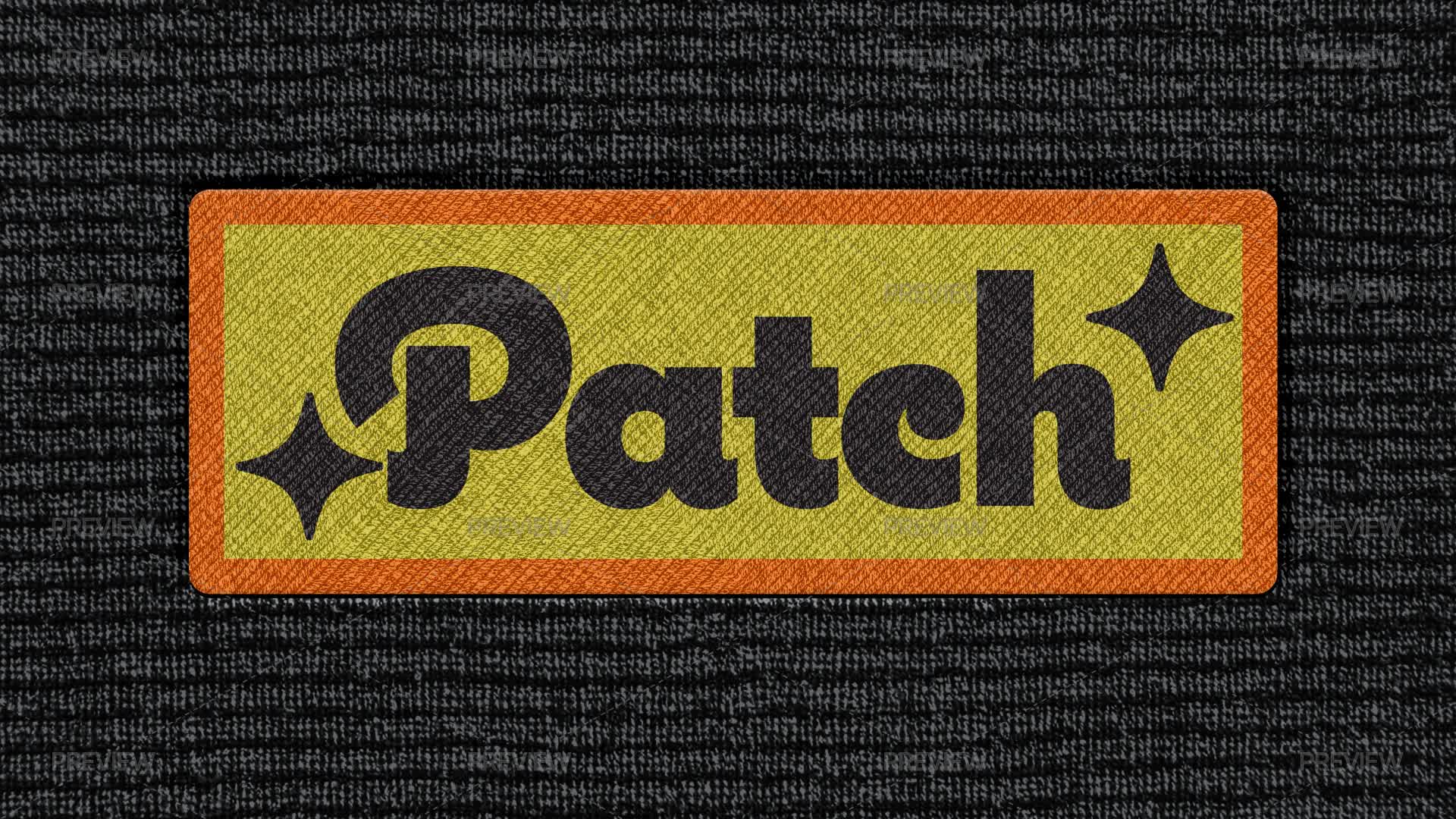 Embroidery Patch Logo And Text Effect by stdgaris - Graphics | Motion Array