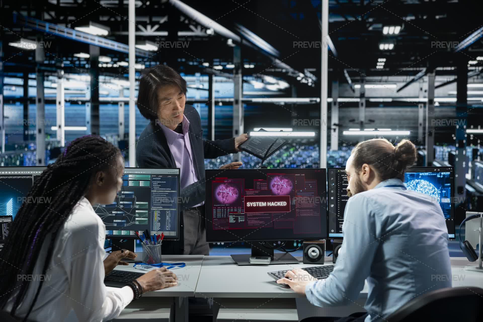 Computer Scientists In AI Server Room Cooperating To Fix Hacking ...