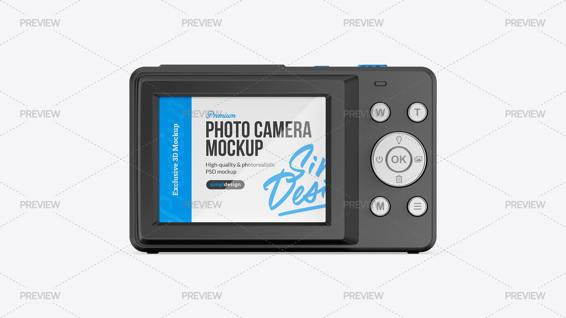 Photo Camera Mockup by UnicDesign - Graphics | Motion Array
