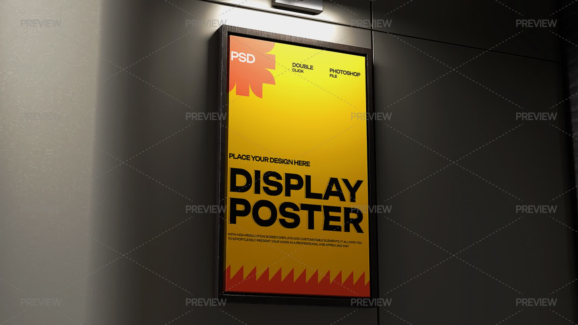 Motion Array Poster Display Poster Mockup by stdgaris - Graphics | Motion Array