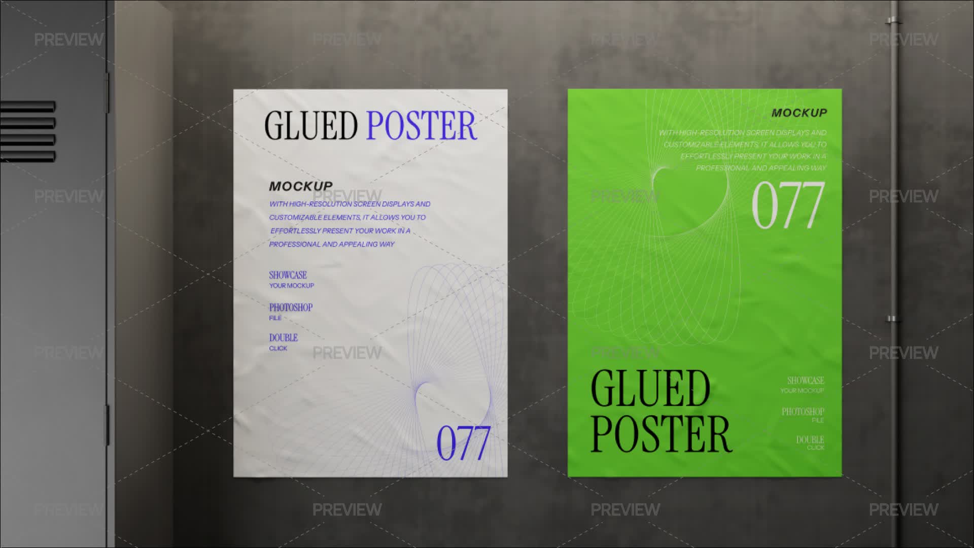 Motion Array Poster Wall Poster Mockup - Graphics | Motion Array