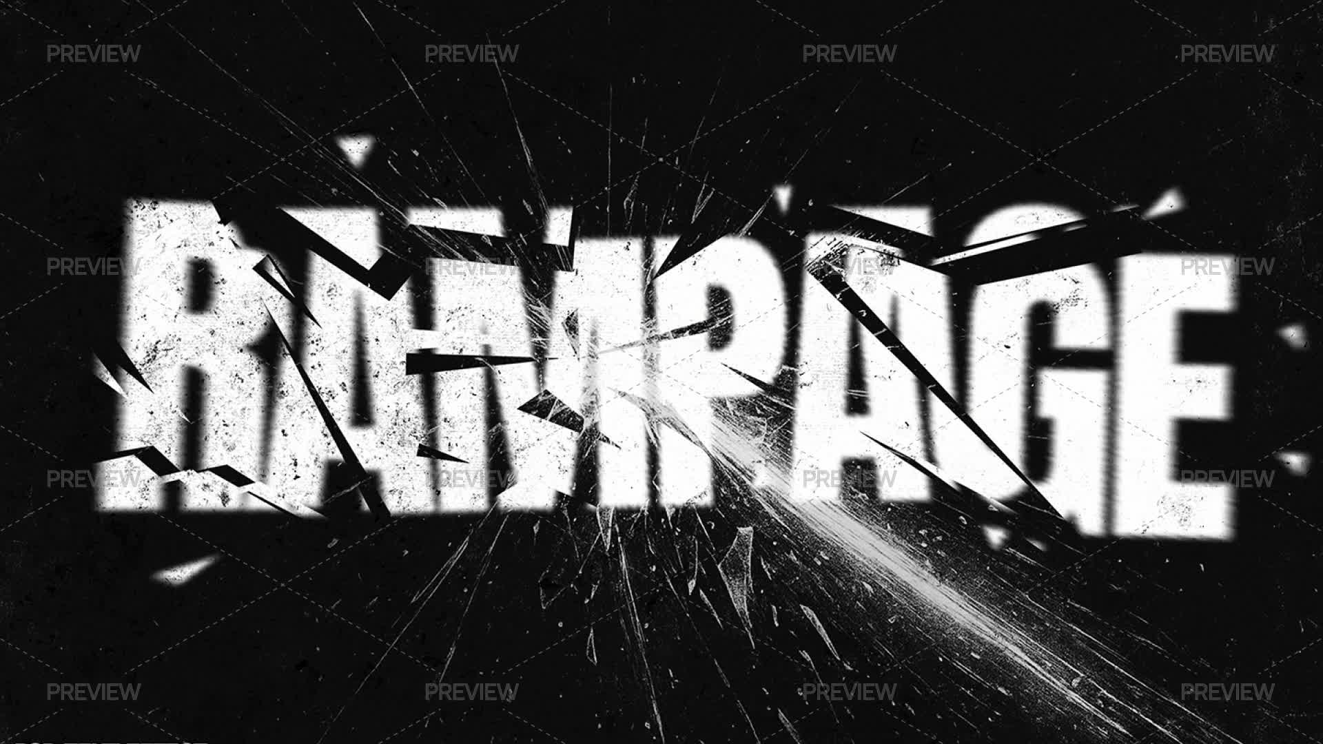 Collided Text Effect Shattered Text Effect - Graphics | Motion Array