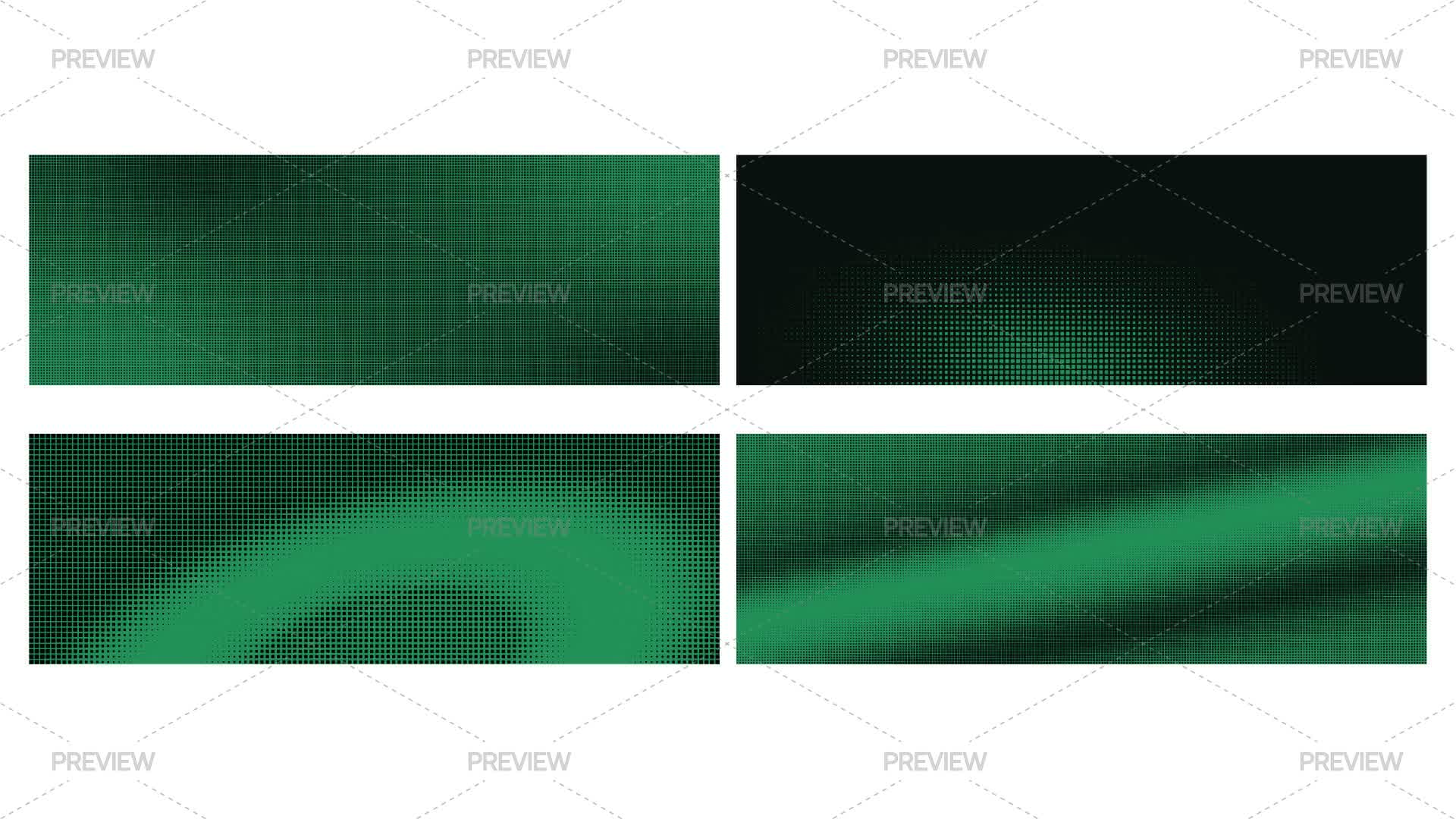 Green Bitmap Graphics Green Pixel Gradient Backgrounds - Graphics | Motion Array