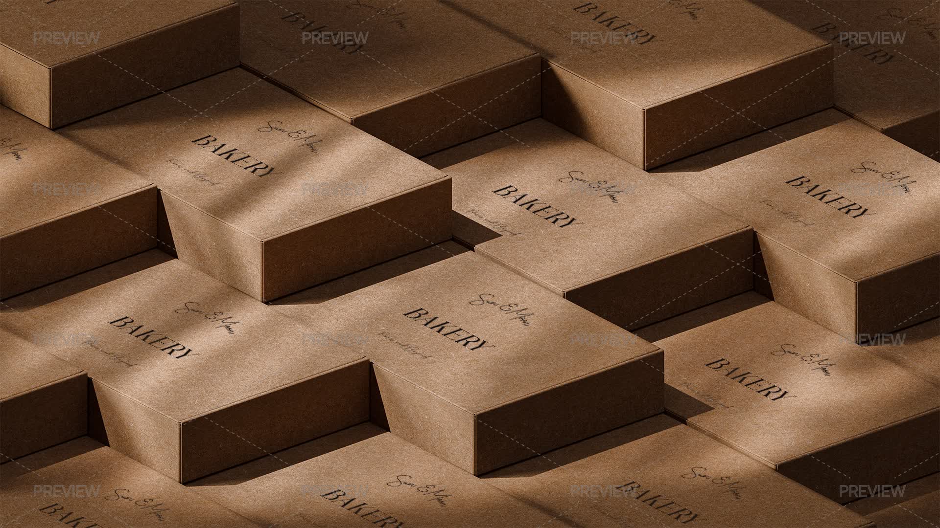 Cardboard Box Mockup by Riz3d - Graphics | Motion Array