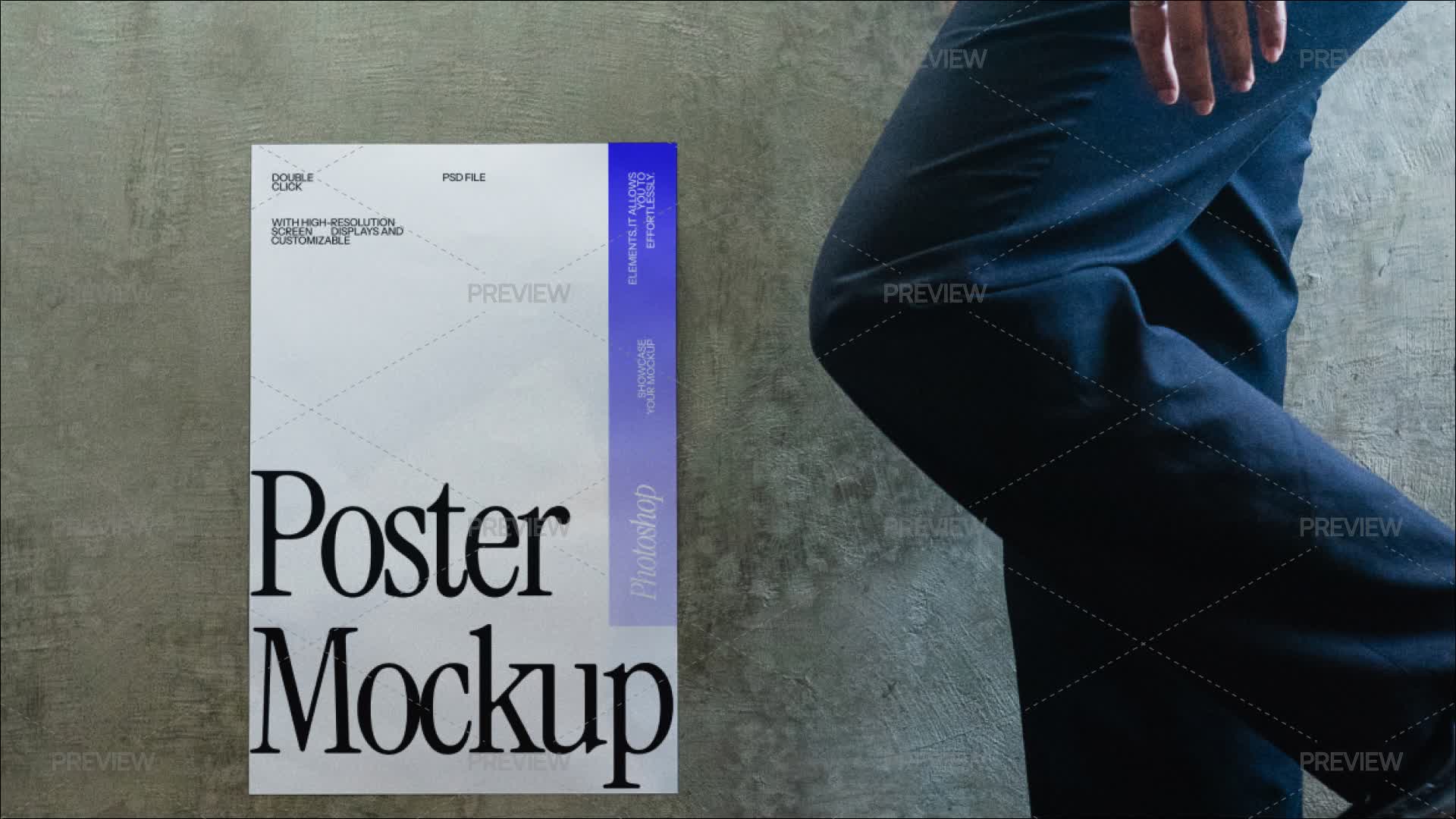 Motion Array Poster Wall Poster Mockup - Graphics | Motion Array