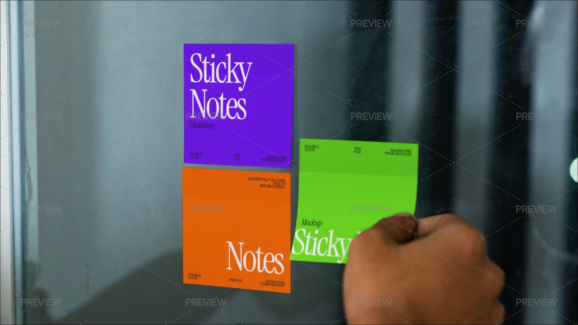 Sticky Notes Mockup - Graphics | Motion Array