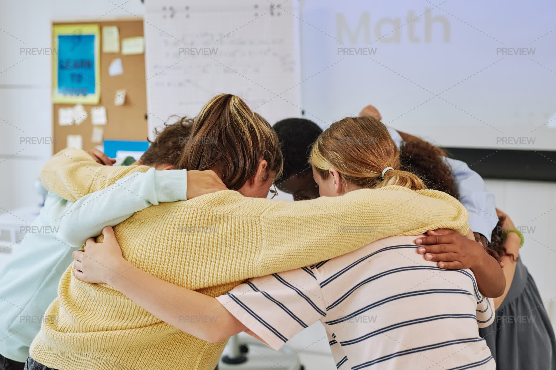 Learning Huddle's Students Huddle During A Team Building Activity - Stock Photos | Motion ...