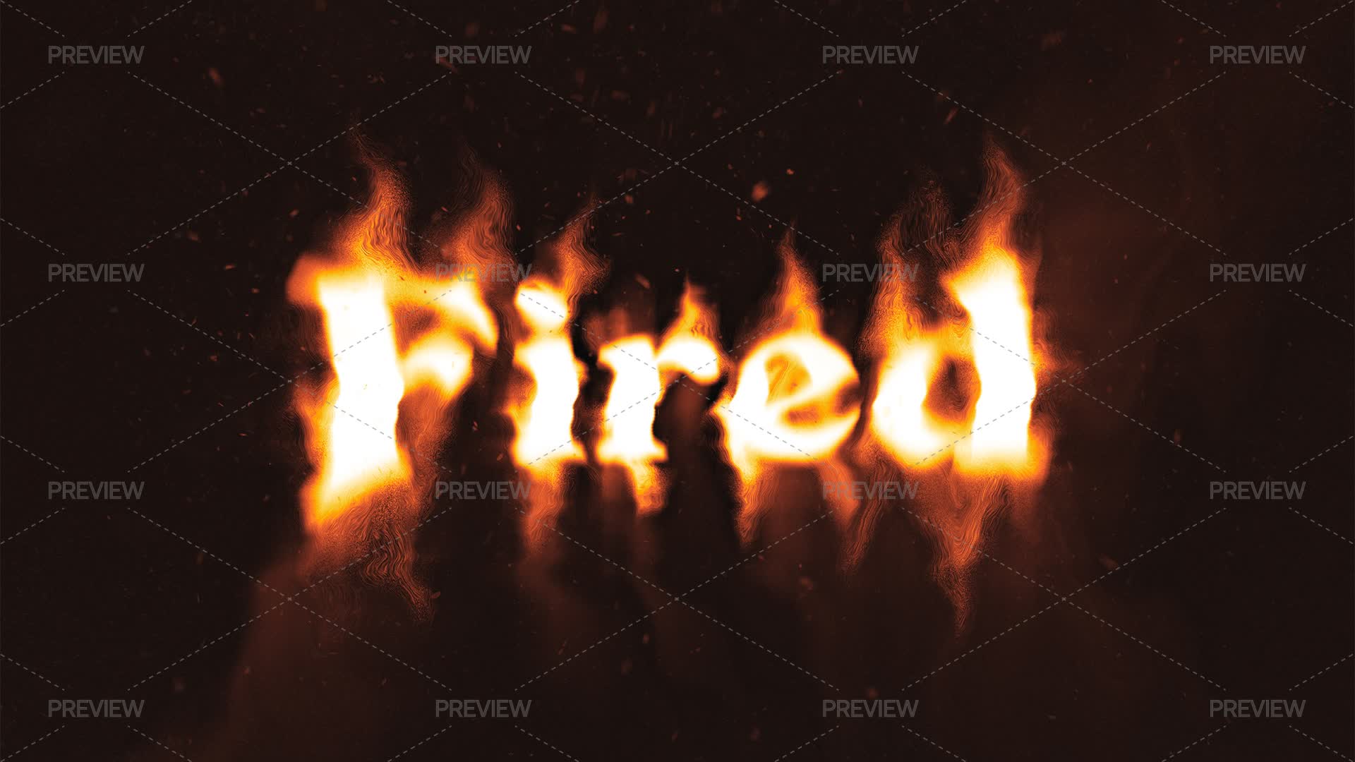 Burning Text Effect by Ibragimov - Graphics | Motion Array