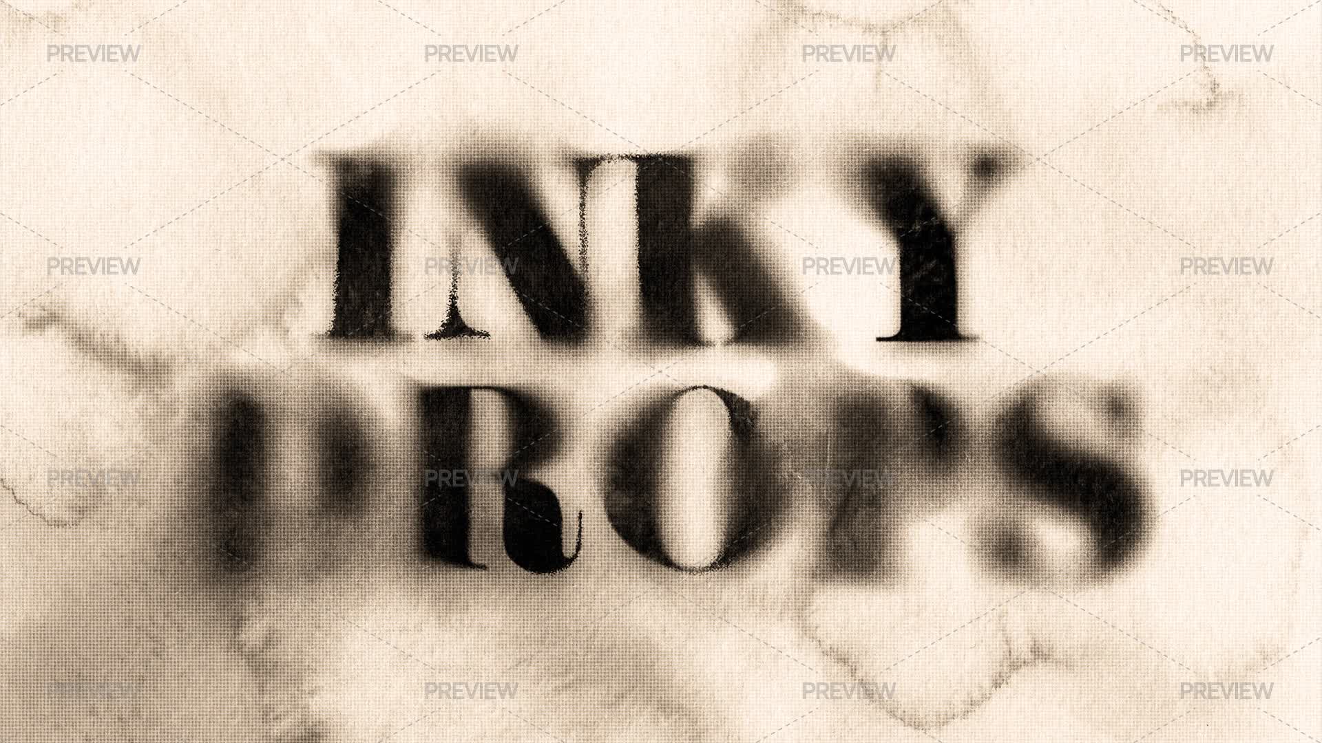 Inky Text Faded Ink Text Effect by Franciacorta Design - Graphics | Motion Array