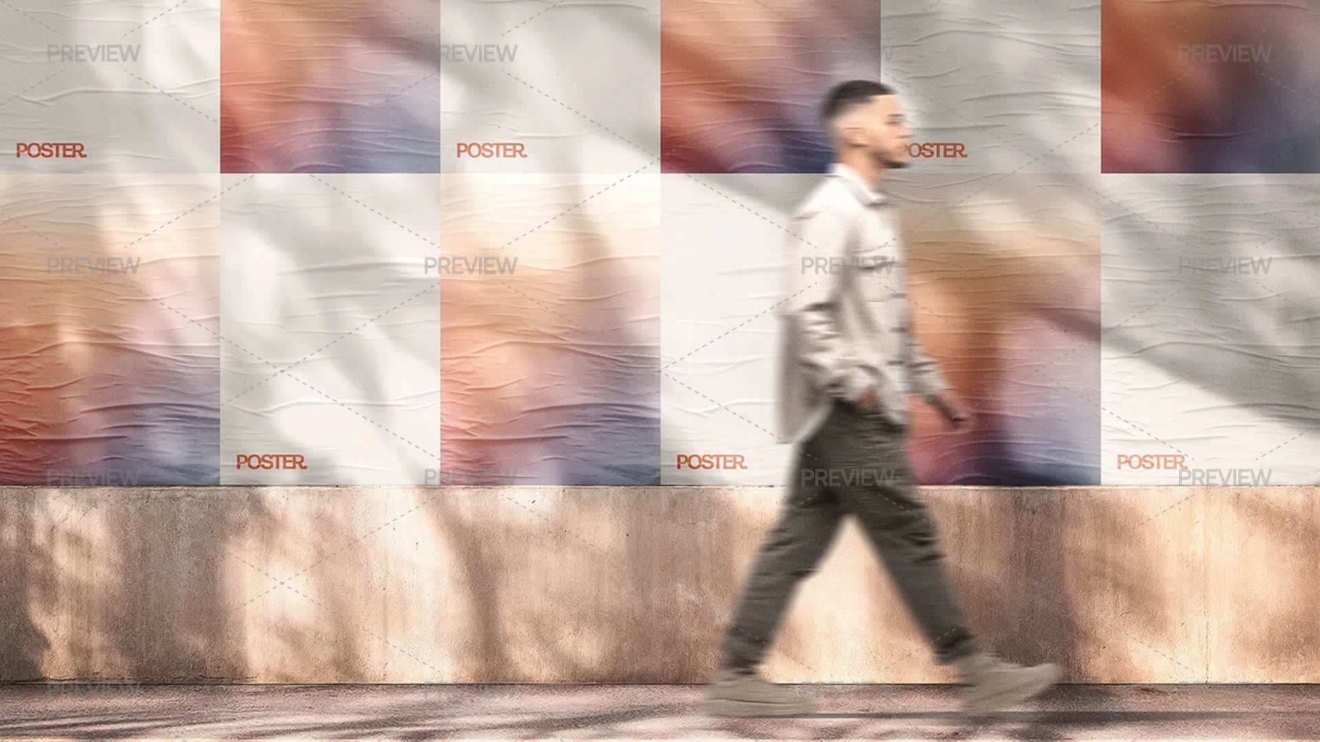 Motion Array Poster Wall Posters Mockup - Graphics | Motion Array