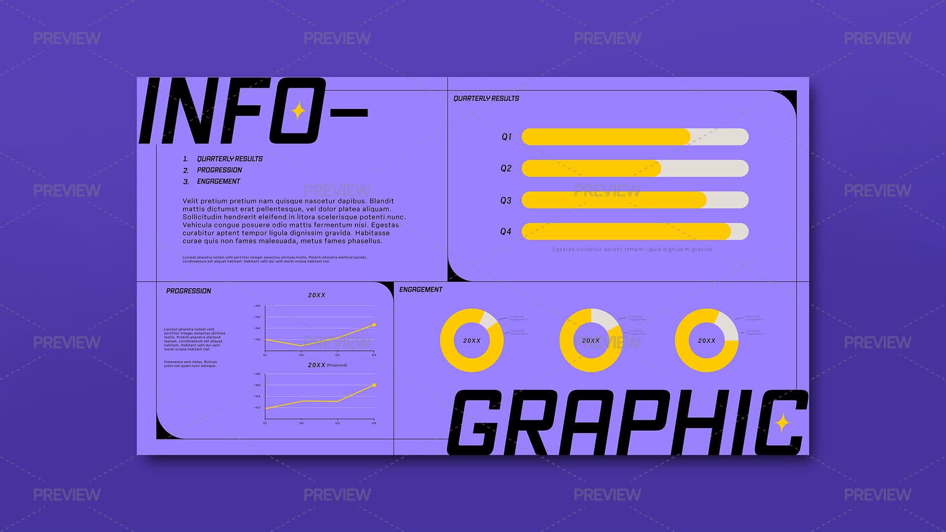 Data Infographic Slide - Graphics | Motion Array