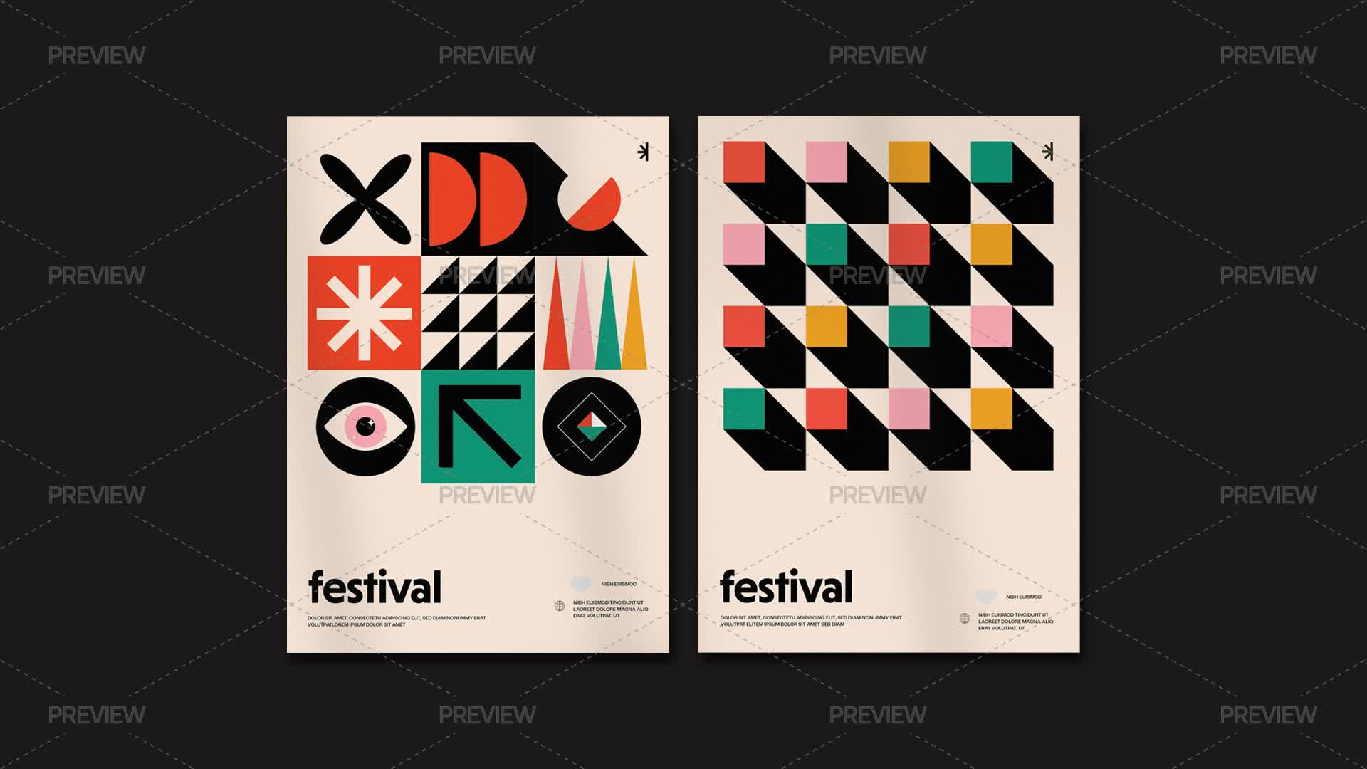 Motion Array Poster Festival Event Posters by Wavebreak Media - Graphics | Motion Array