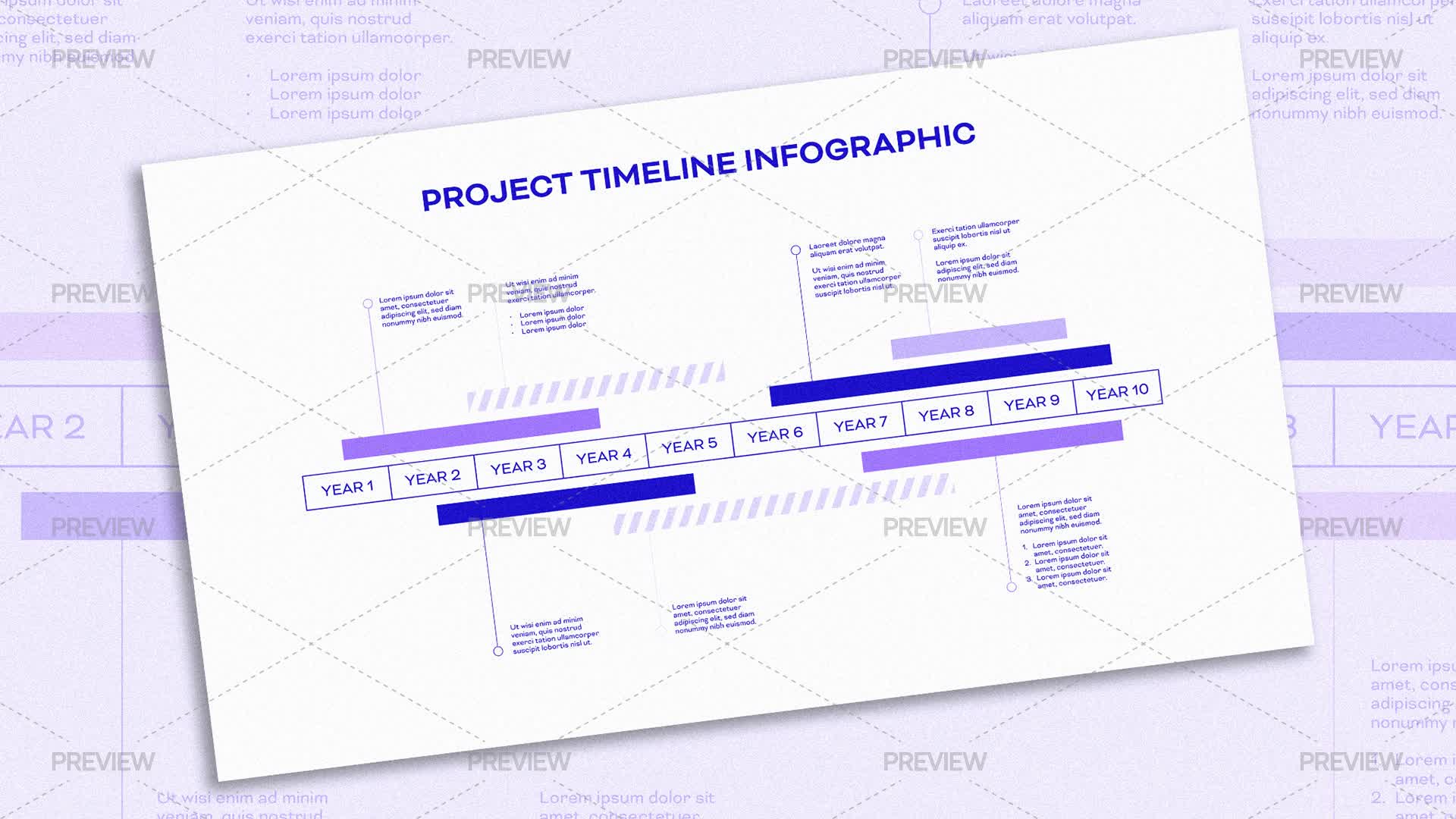 Effective Timeline Graphics Timeline Infographic Template - Graphics | Motion Array