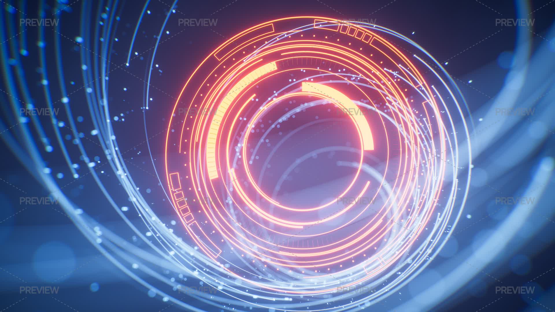 Vortex Lines And Particles Background - Graphics | Motion Array