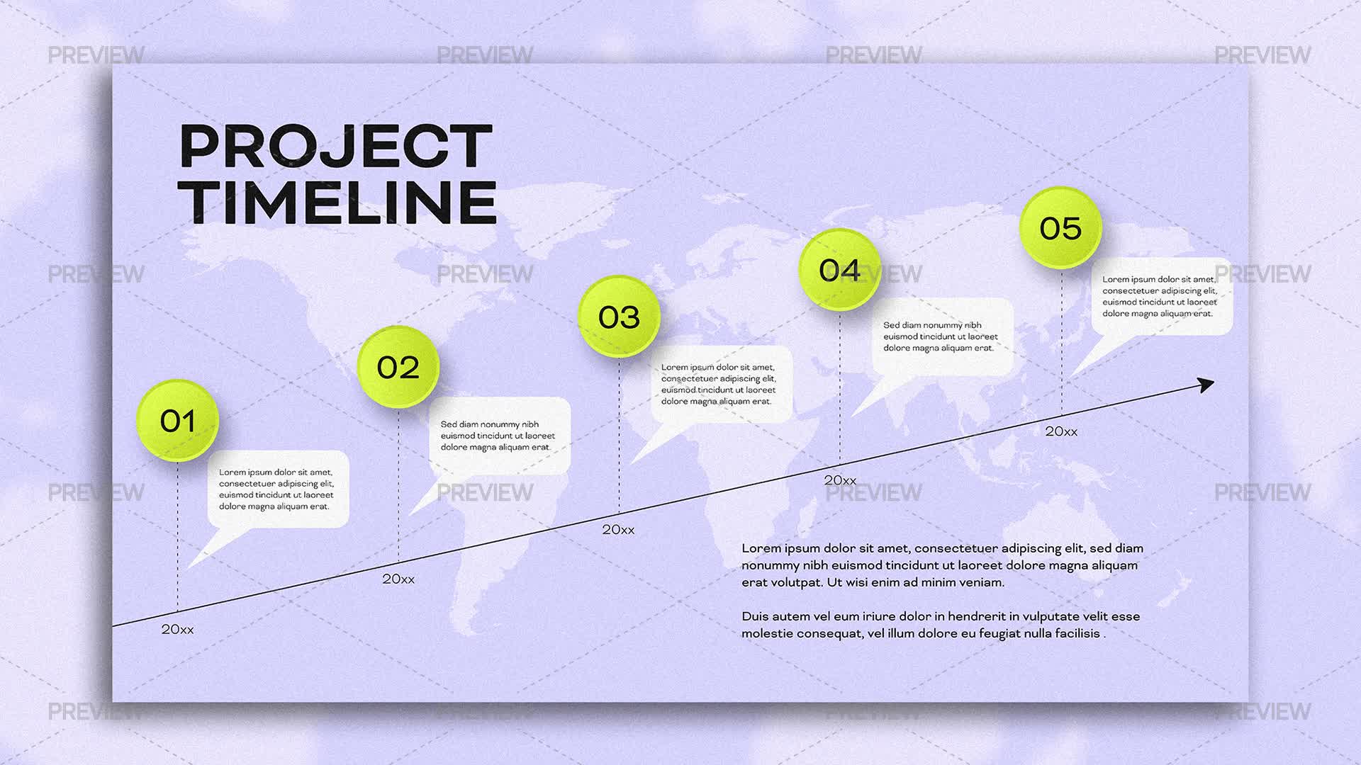 Timeline Array Partern Graphics Infographics | Motion Array
