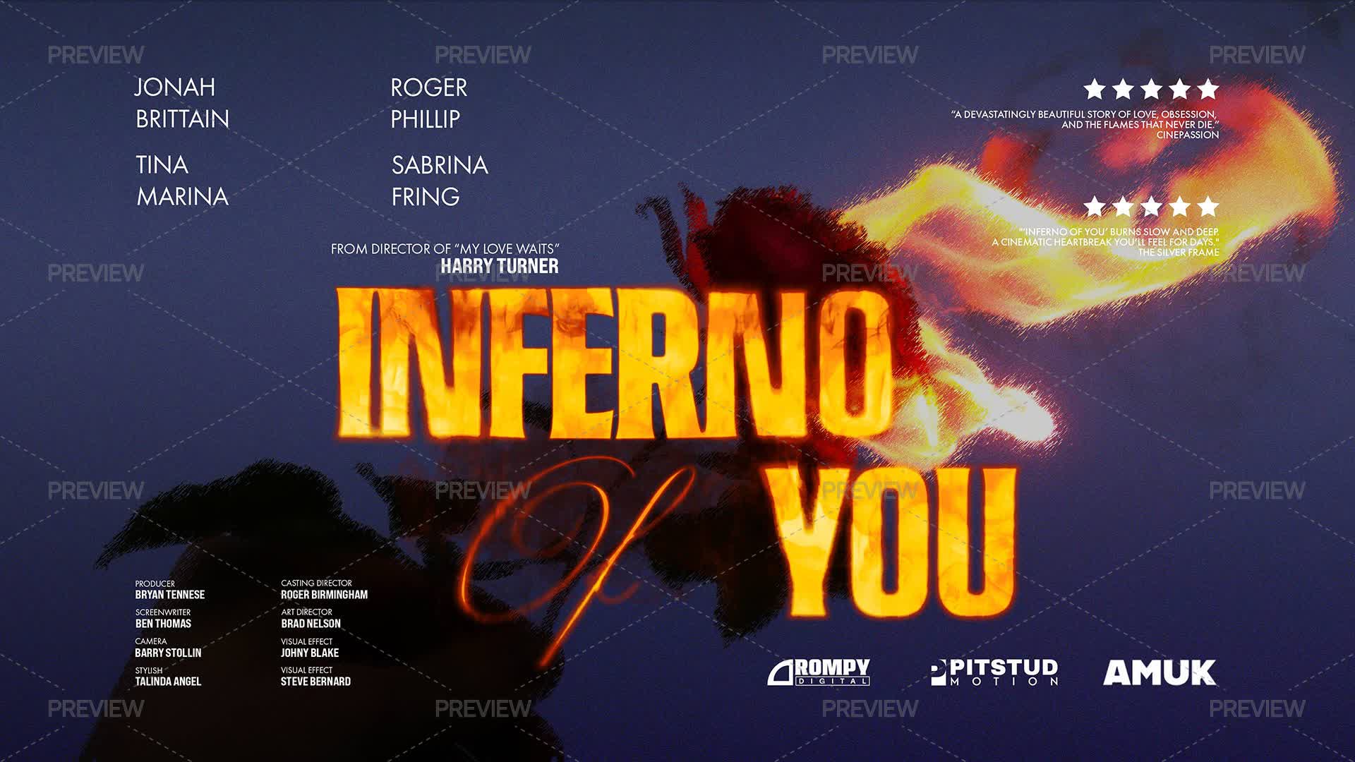 Array Movie Romance Cinematic Movie Title by Pitstud - Graphics | Motion Array