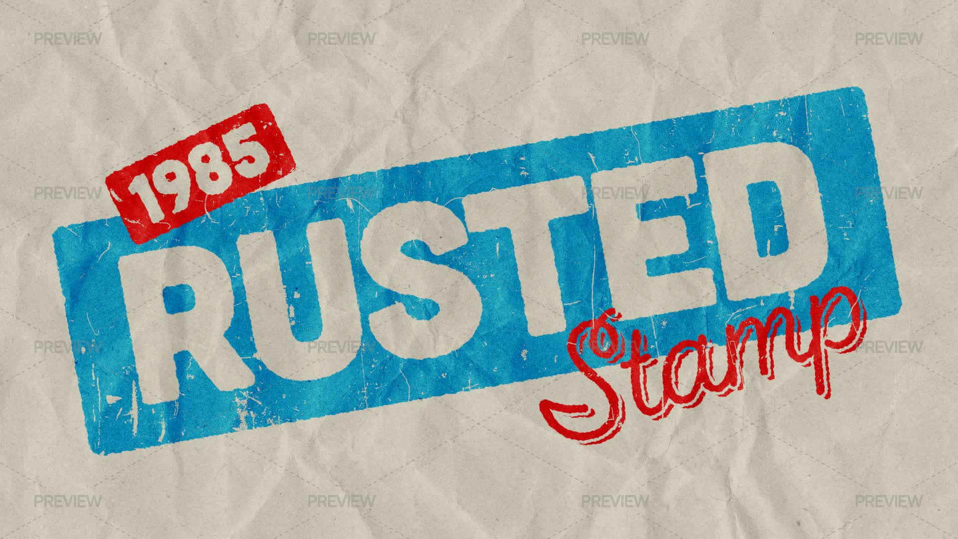 Stamp Text Effect by Graphisphere - Graphics | Motion Array