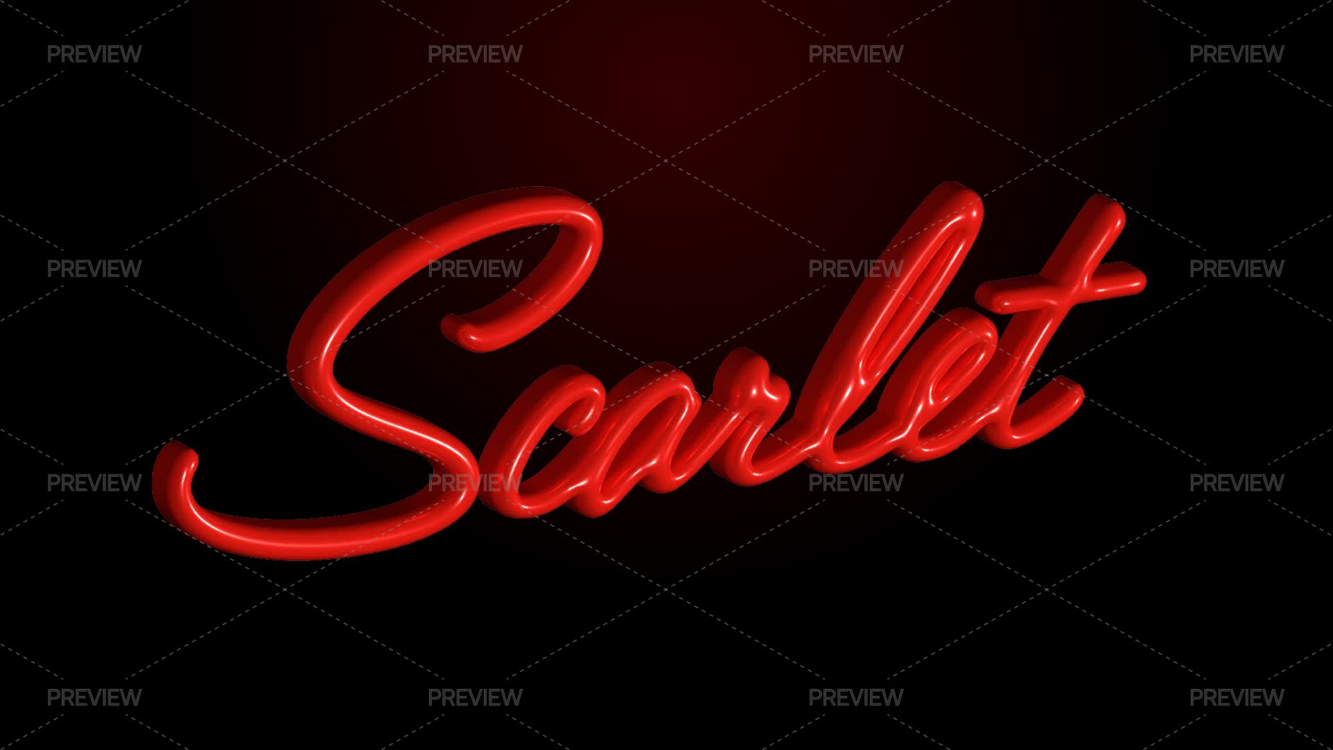 Scarlet Script Color Scarlet Text Effect by designvectx - Graphics | Motion Array