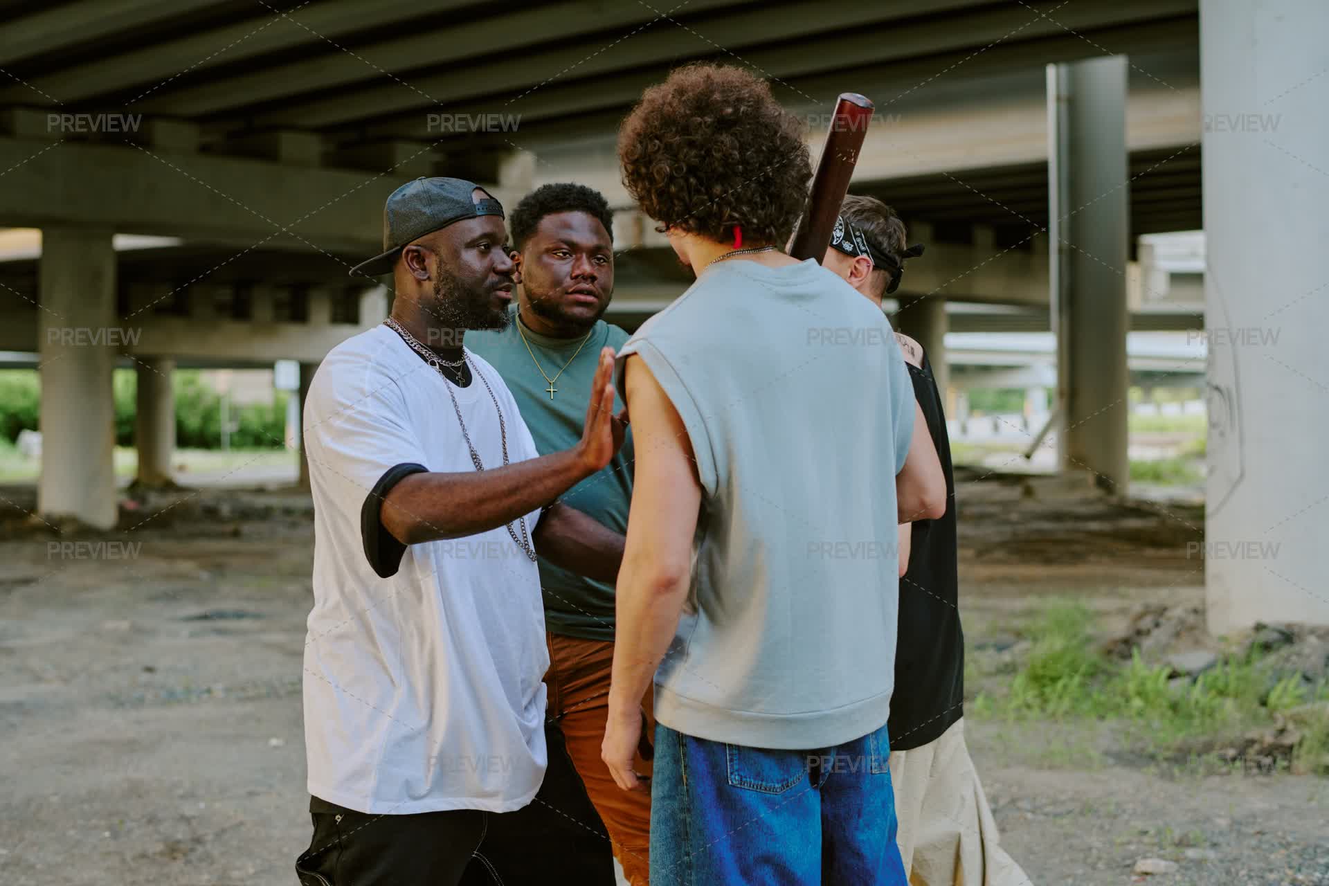 Men Arguing At Riot Group Of Adult Men Arguing In The Street by AnnaStills - Stock Photos ...